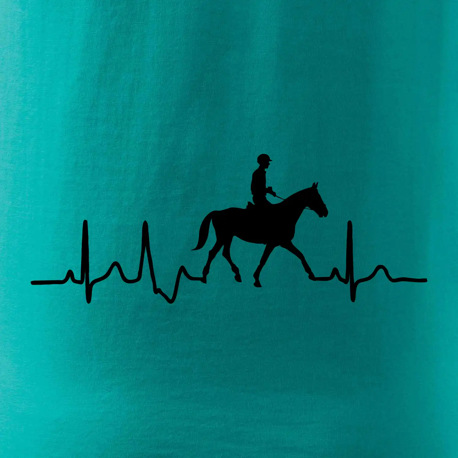 EKG jízda na koni