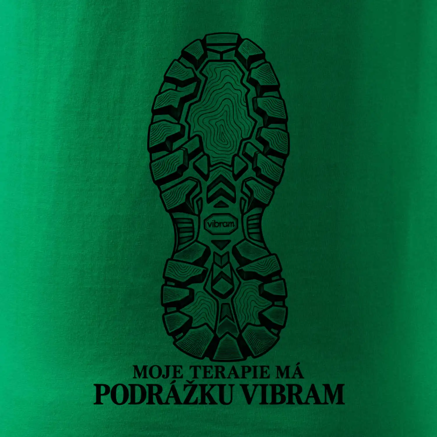 Moje terapie má podrážku Vibram