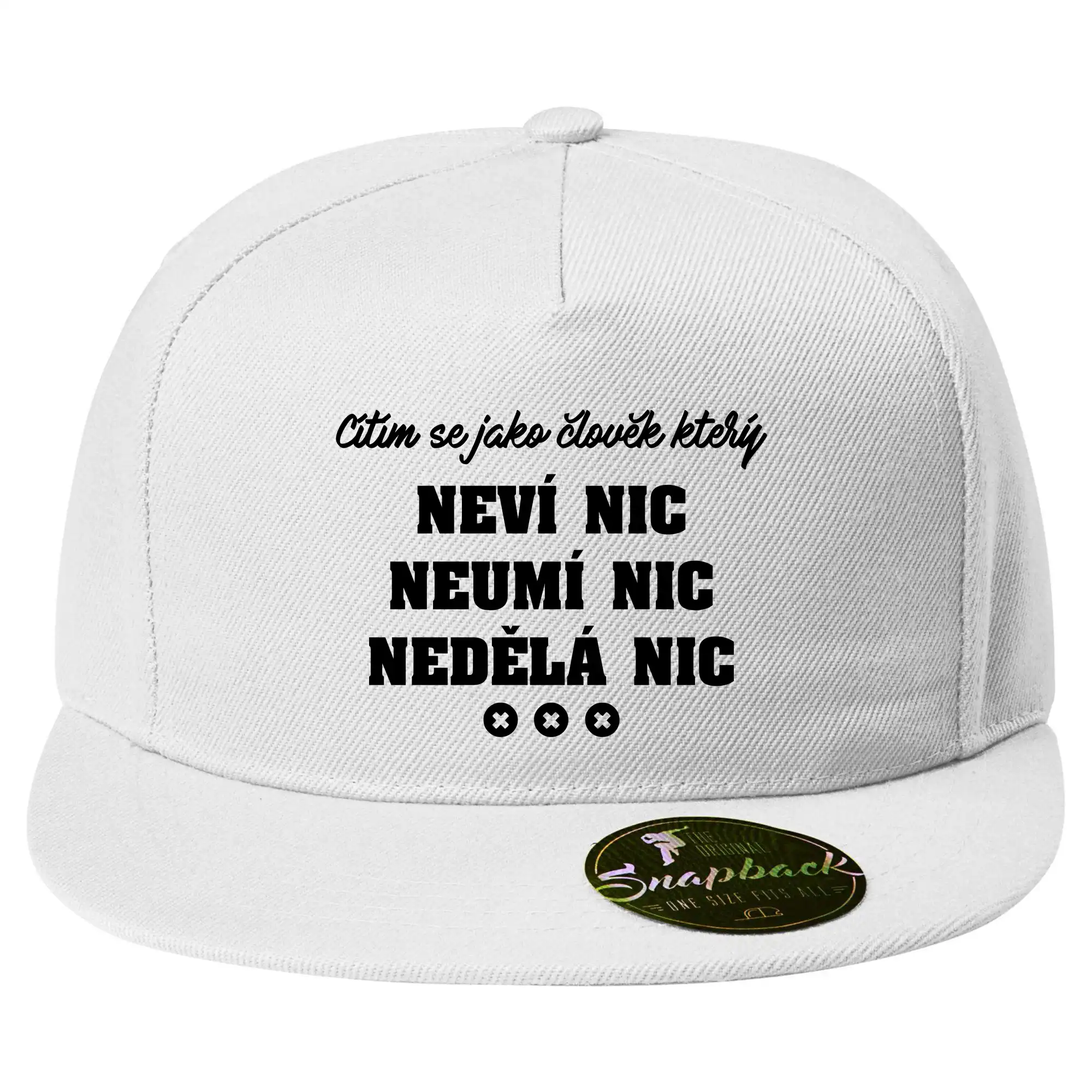 Jsem člověk který neví nic neumí nic nedělá nic