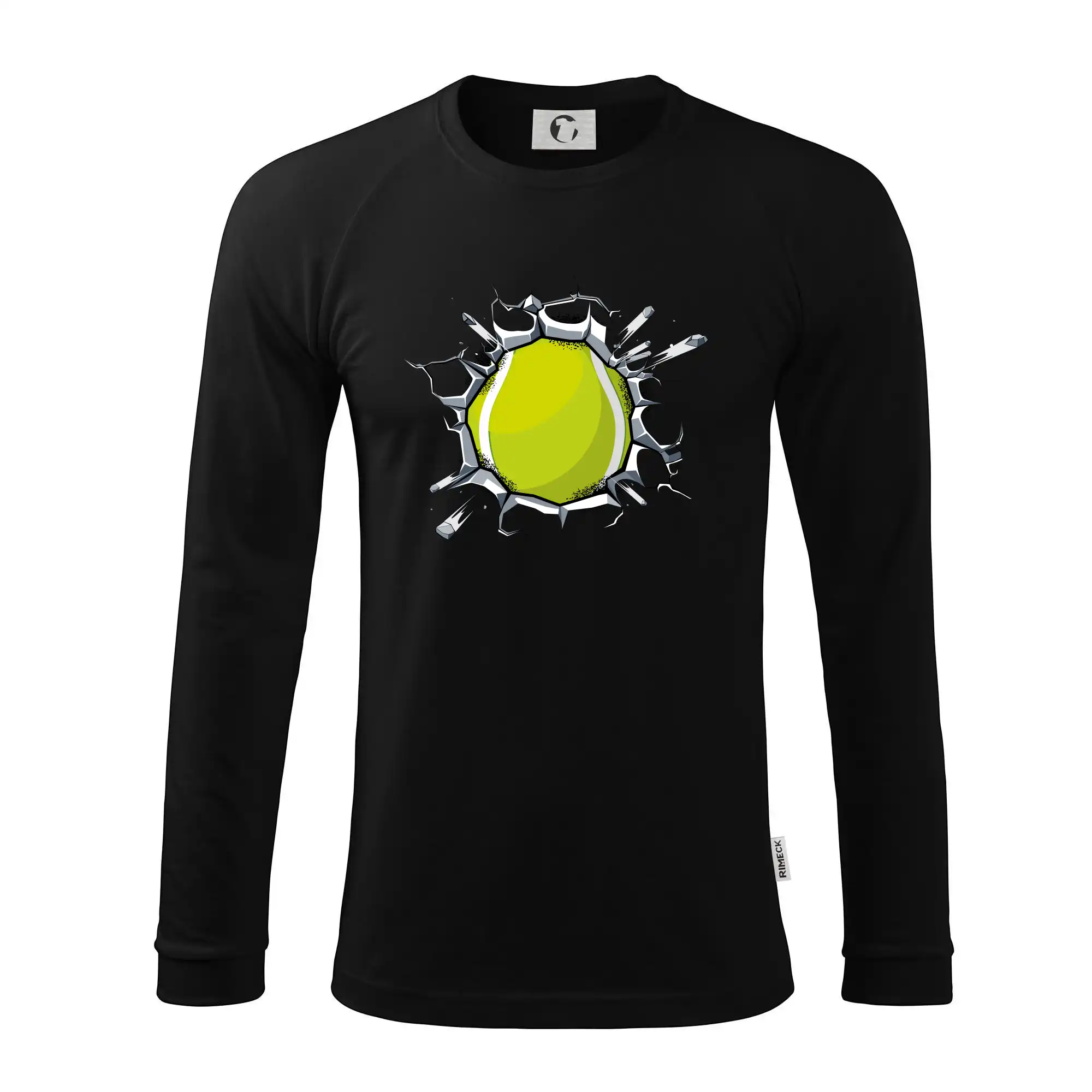 Tenisový míč v triku