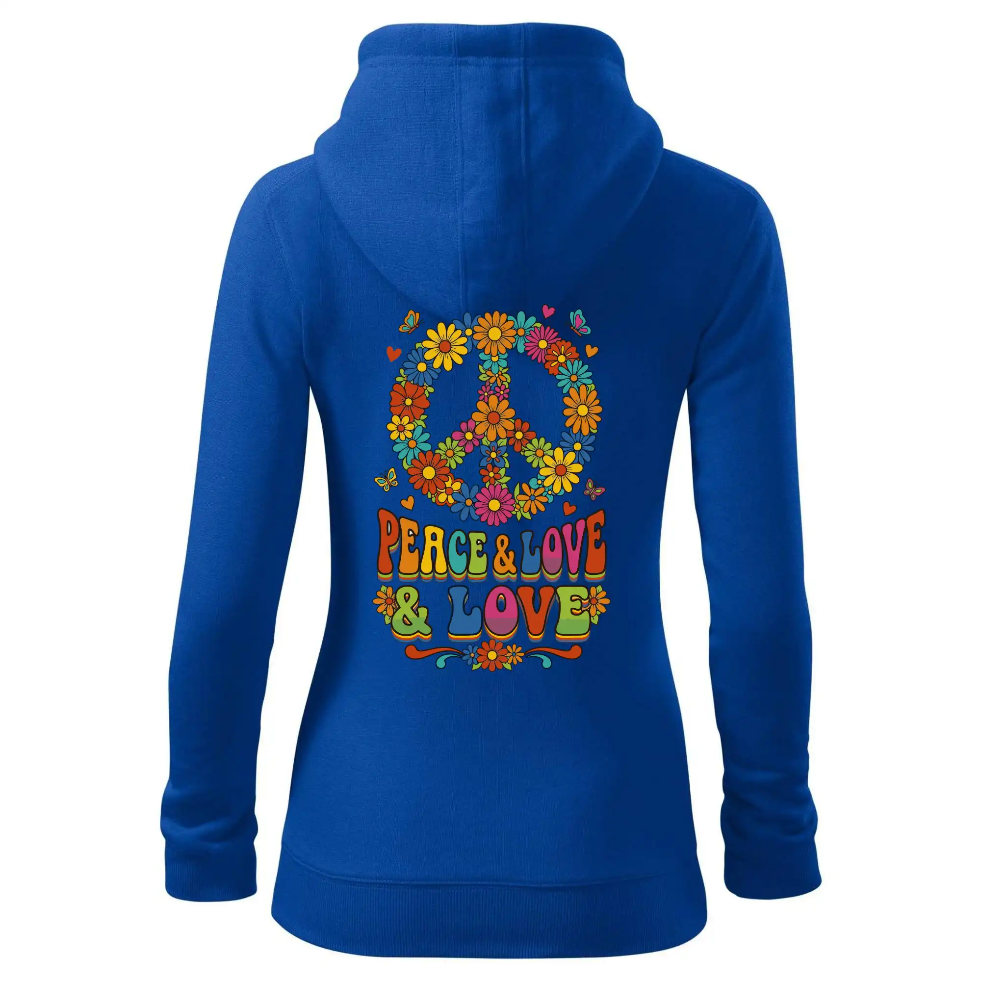 Peace and love - na výšku s květy