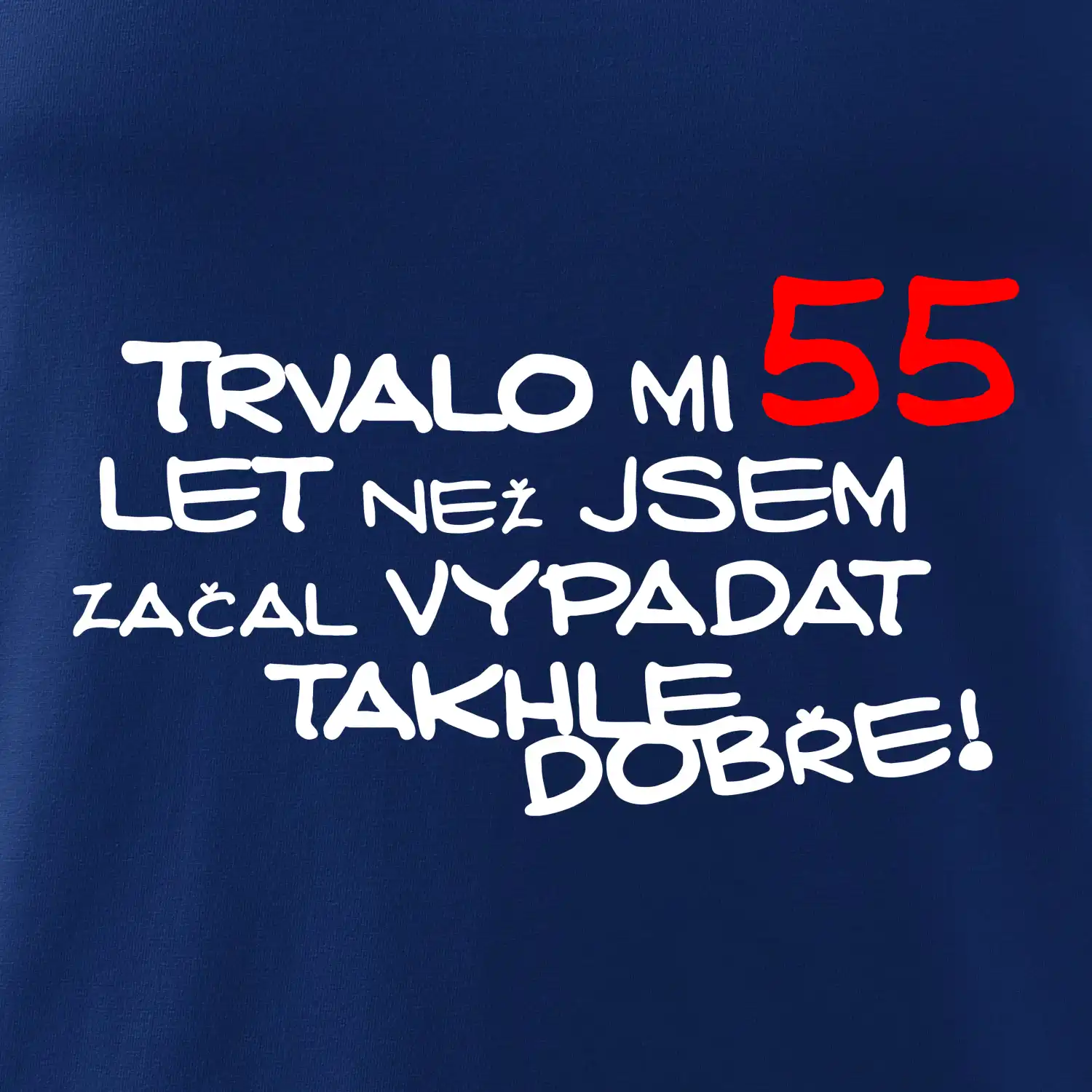 Trvalo mi 55 let než jsem začal vypadat takhle dobře