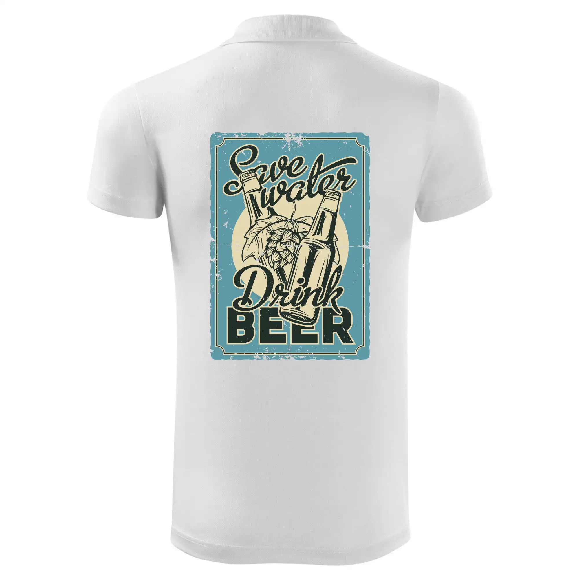 Save water drink beer poster