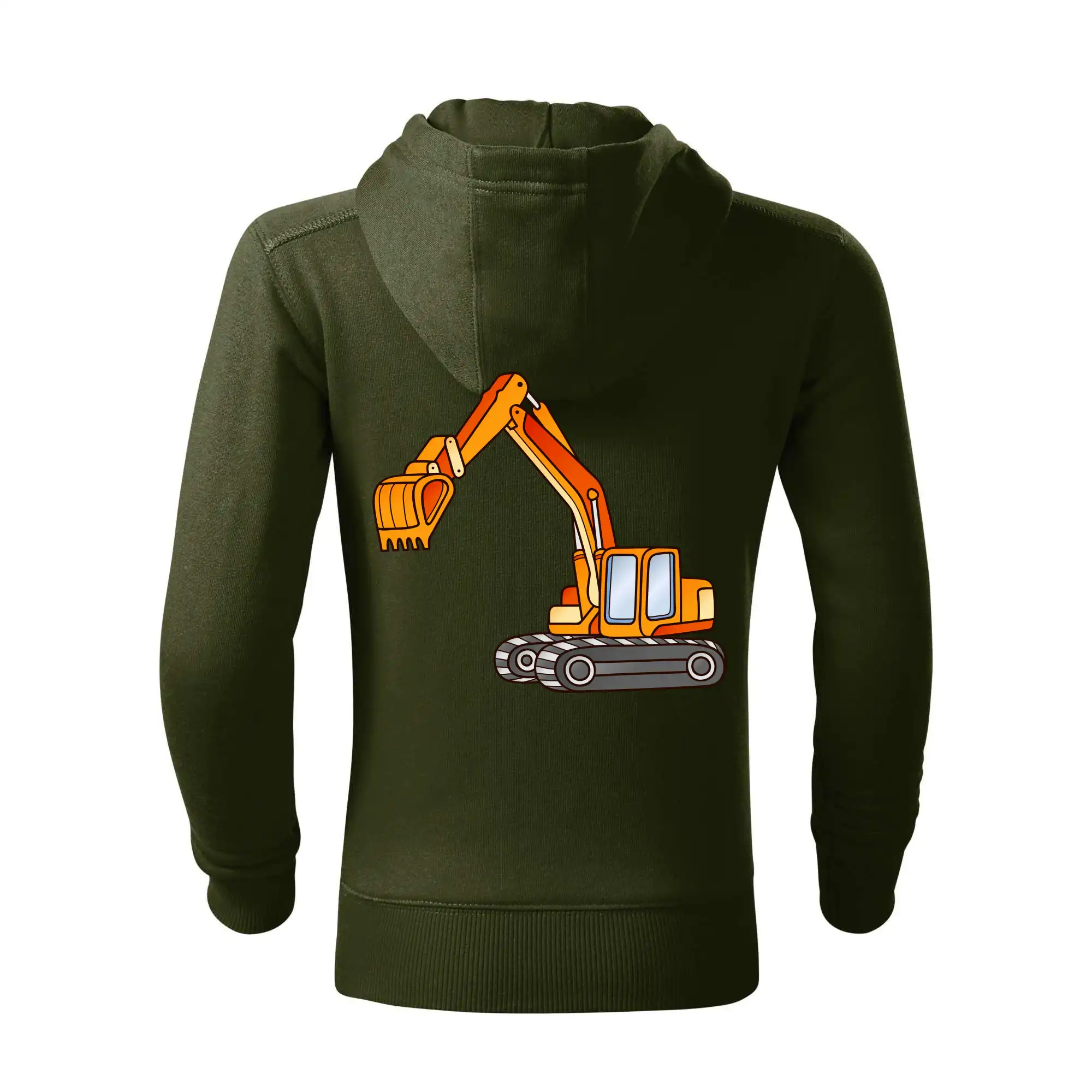 Bagr bez nápisu oranžový