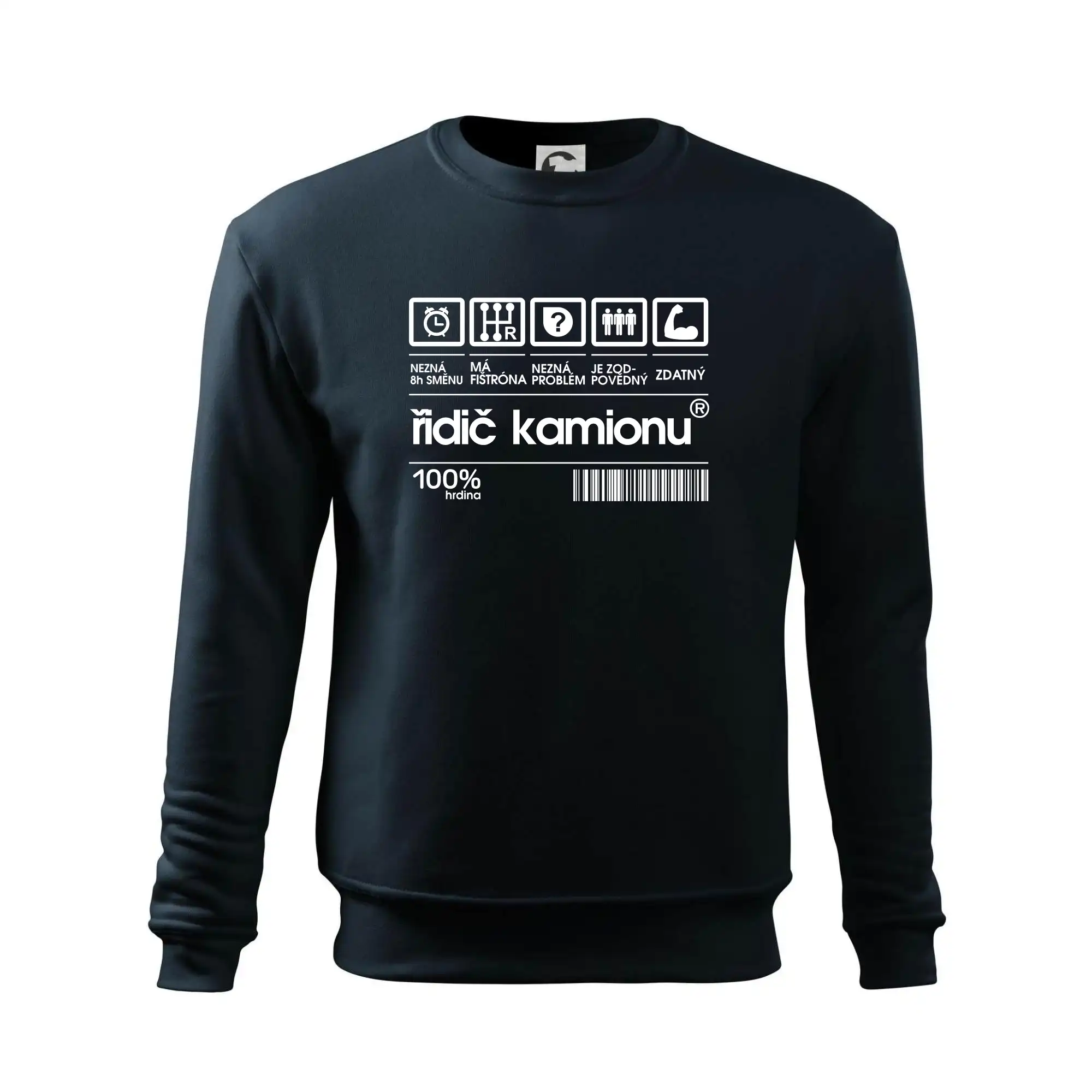 Čárový kód řidič kamionu