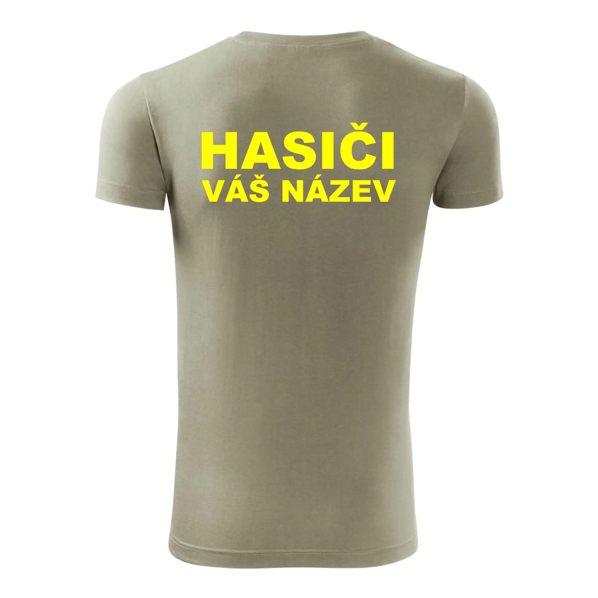 Hasiči - žlutý nápis - váš název sboru