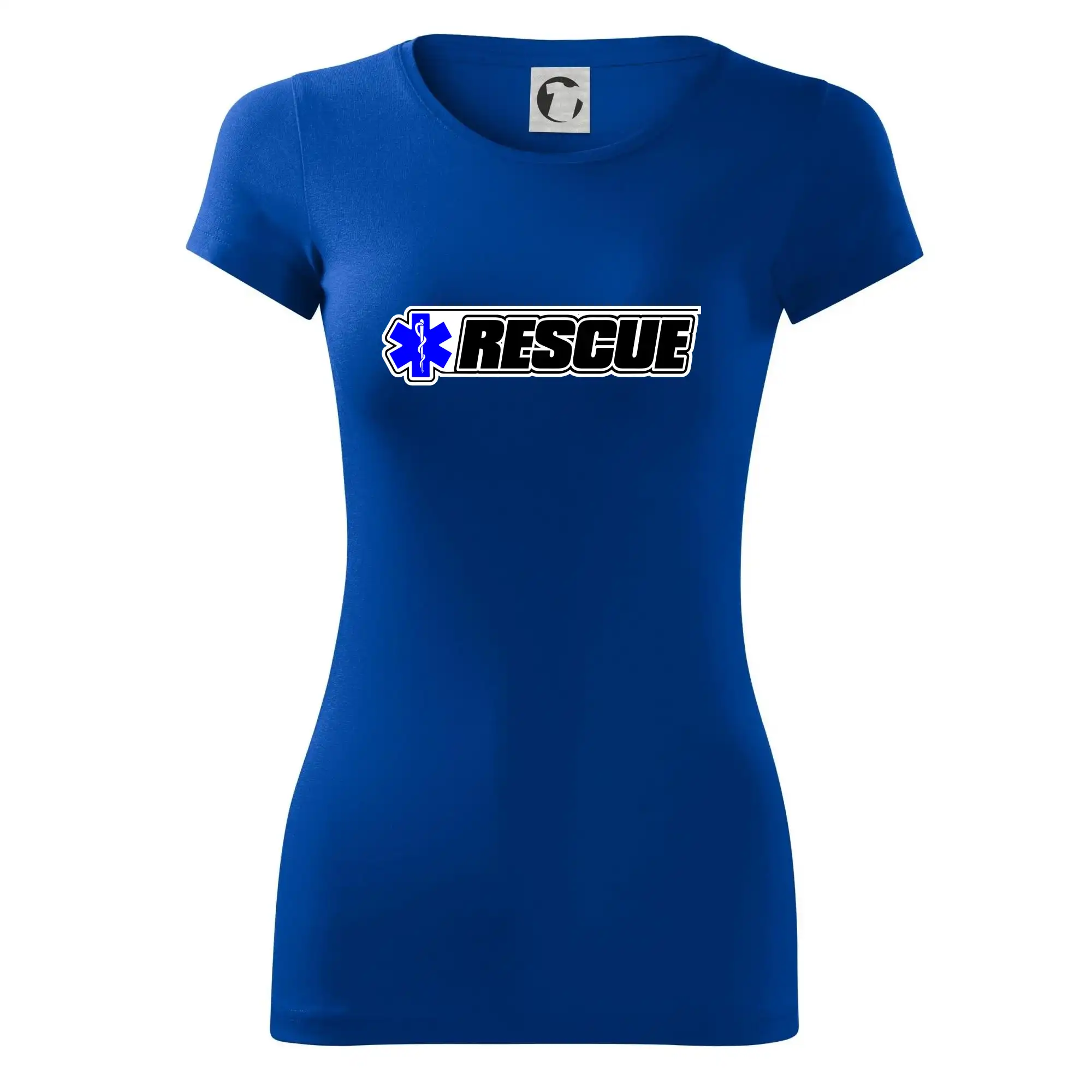 Záchranář rescue kříž modrý