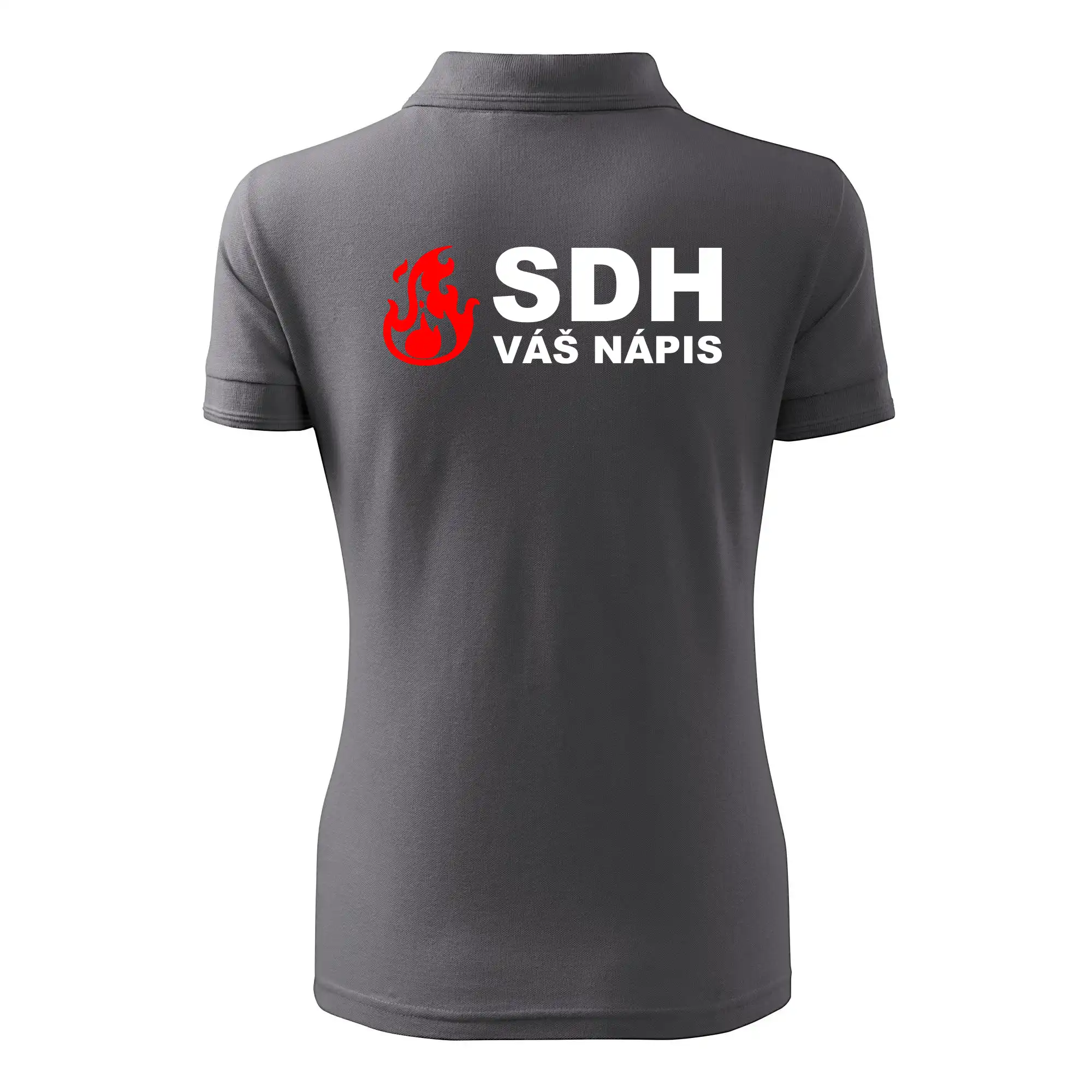 SDH nápis (oheň, název sboru - vlastní nápis)
