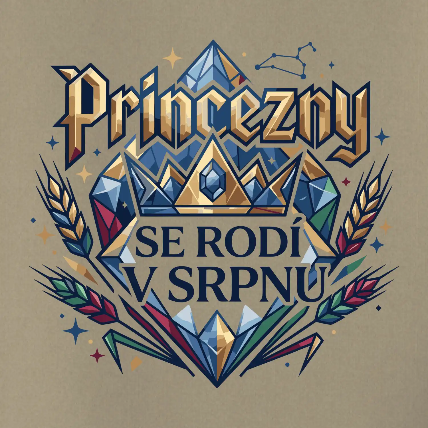 Diamant princezny se rodí v srpnu