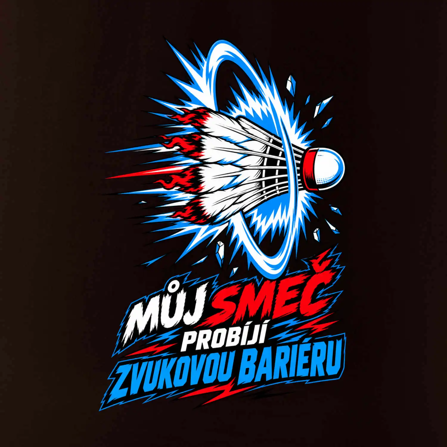 Badminton smeč a zvuková bariéra