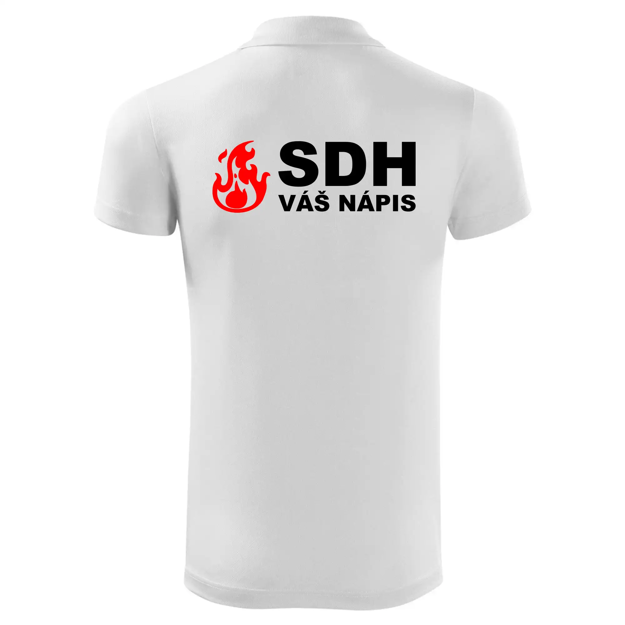 SDH nápis (oheň, firesport, název sboru - vlastní nápis)