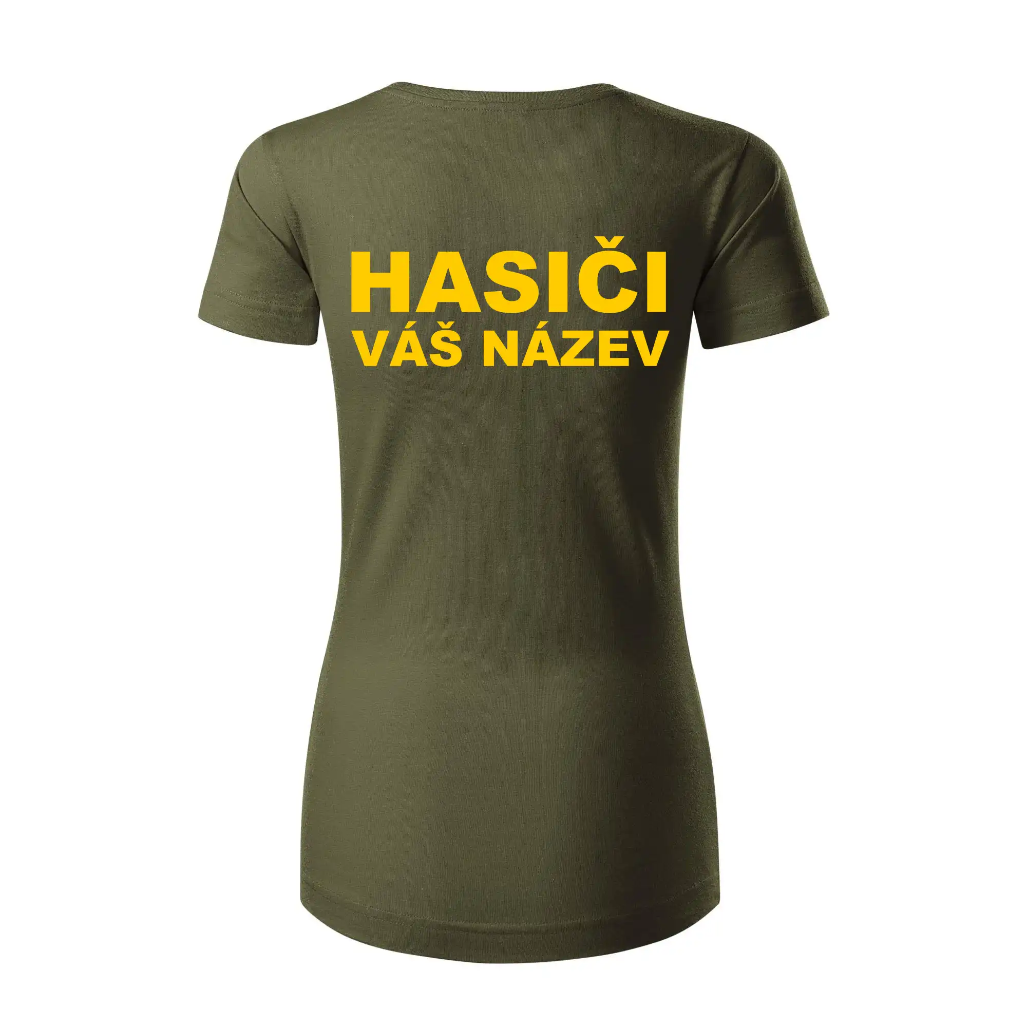 Hasiči - žlutý nápis - váš název sboru