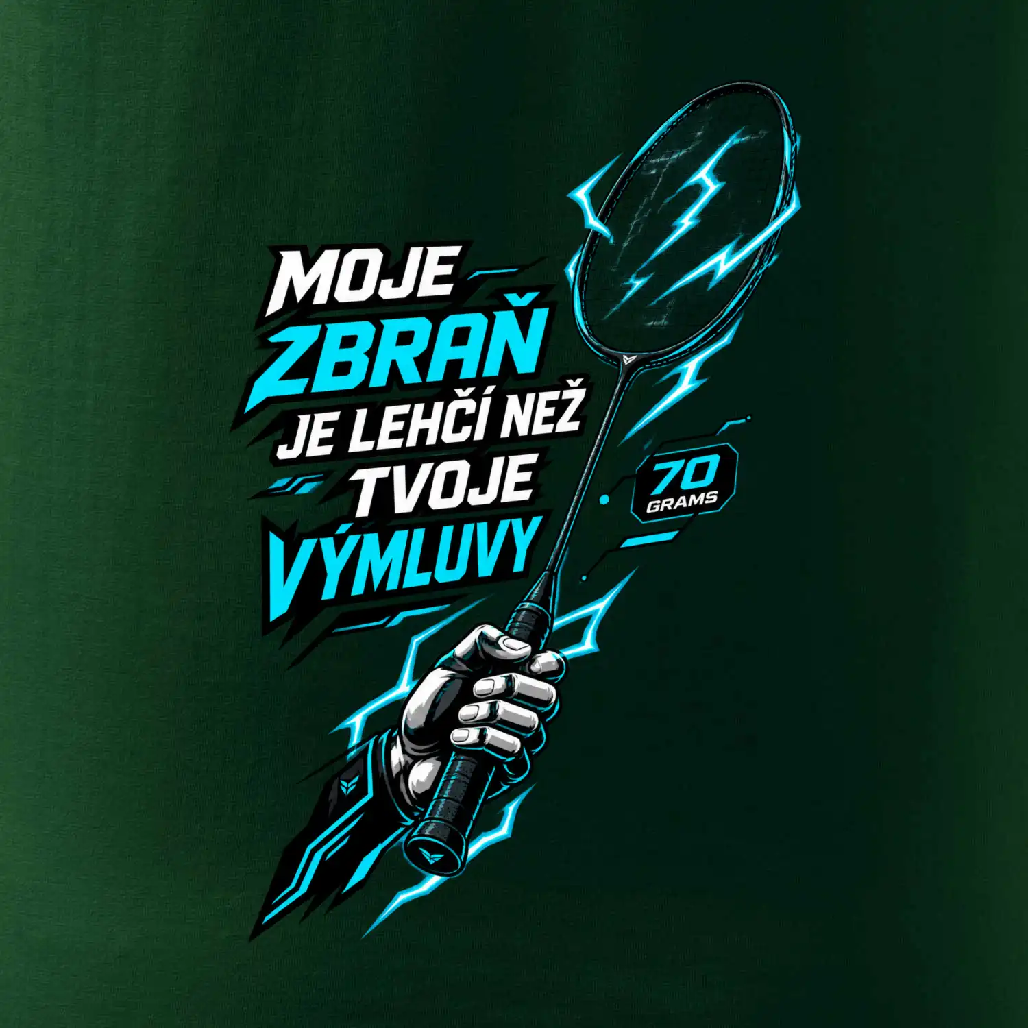 Badminton lehká raketa bez výmluv