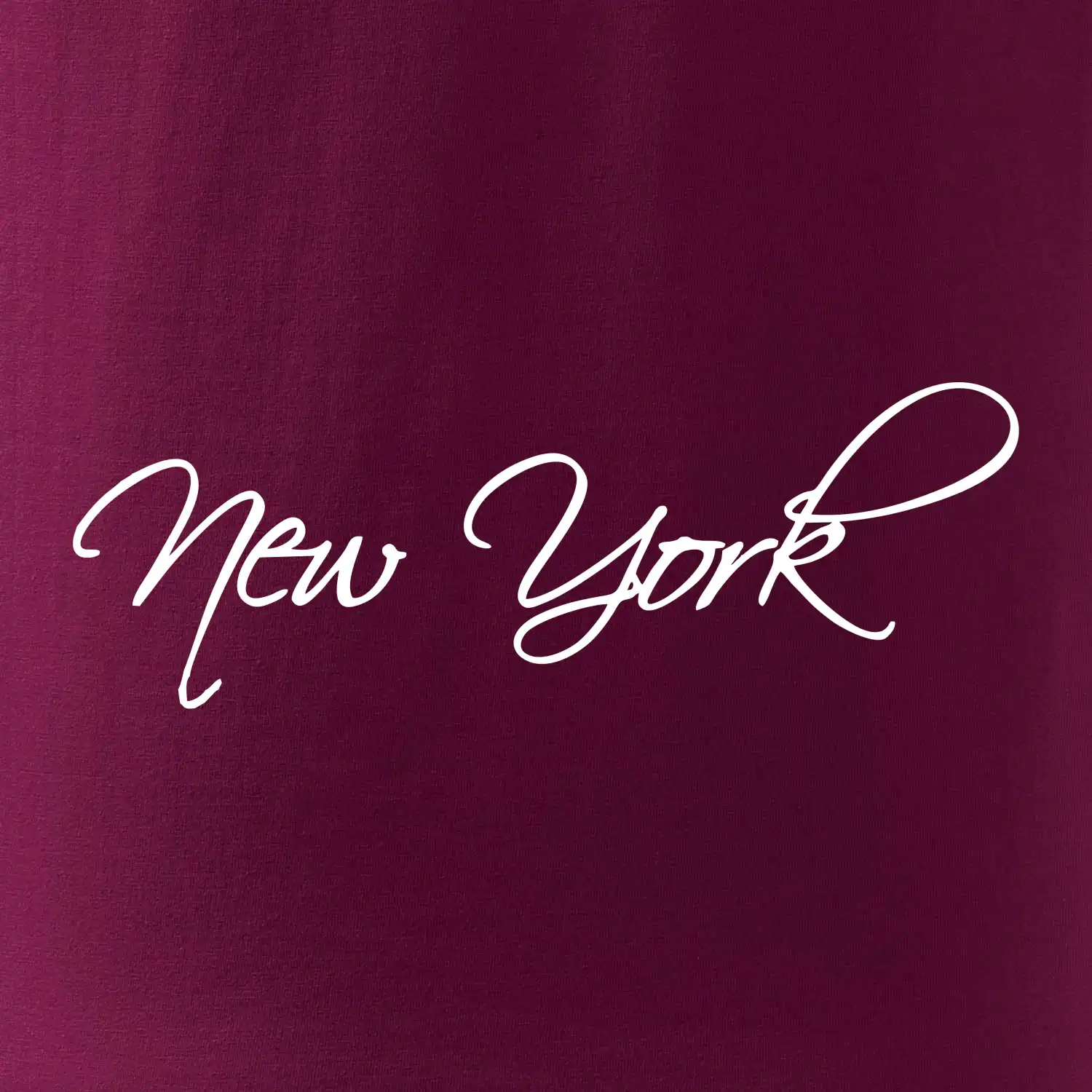 New York nápis psacím