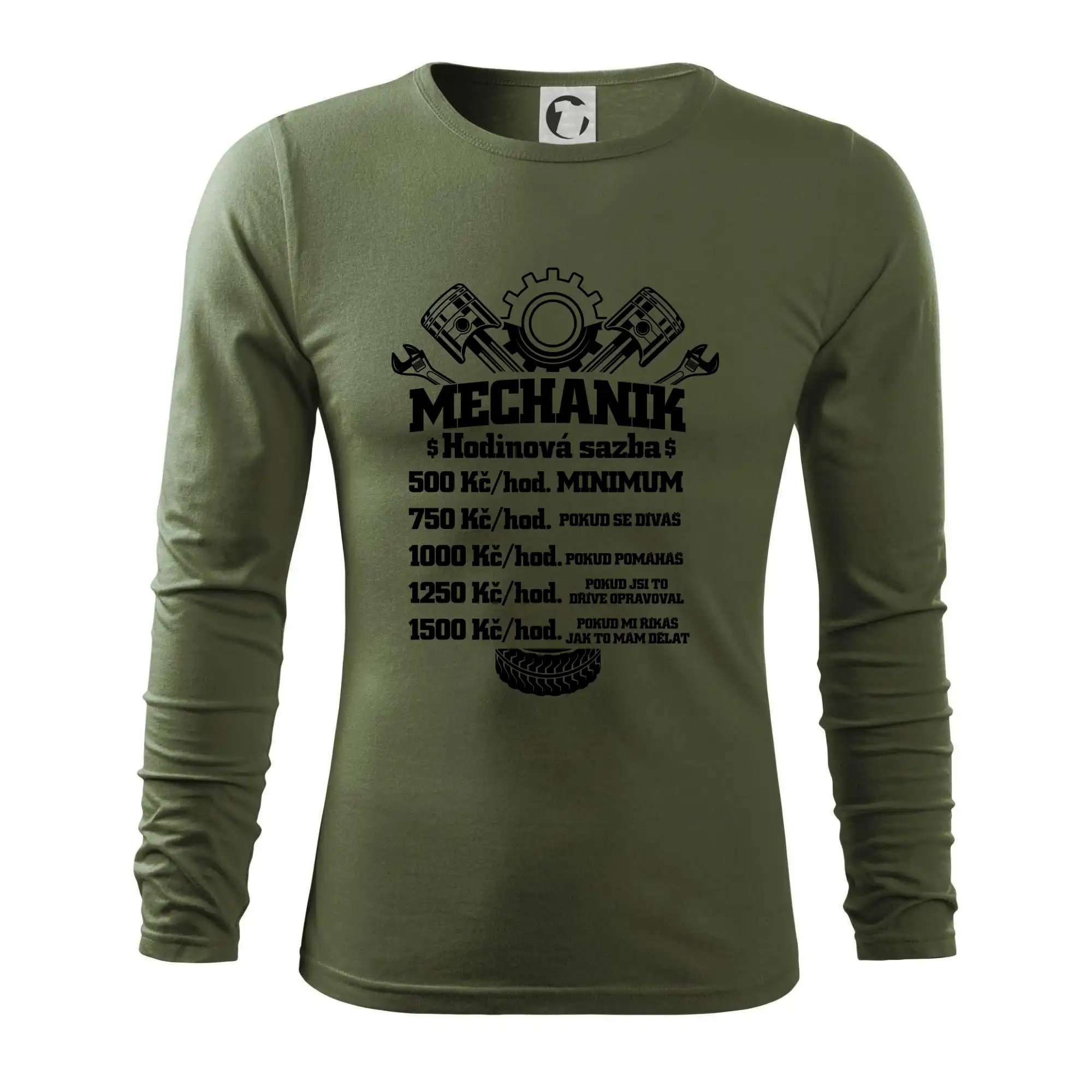 Mechanik - hodinová sazba
