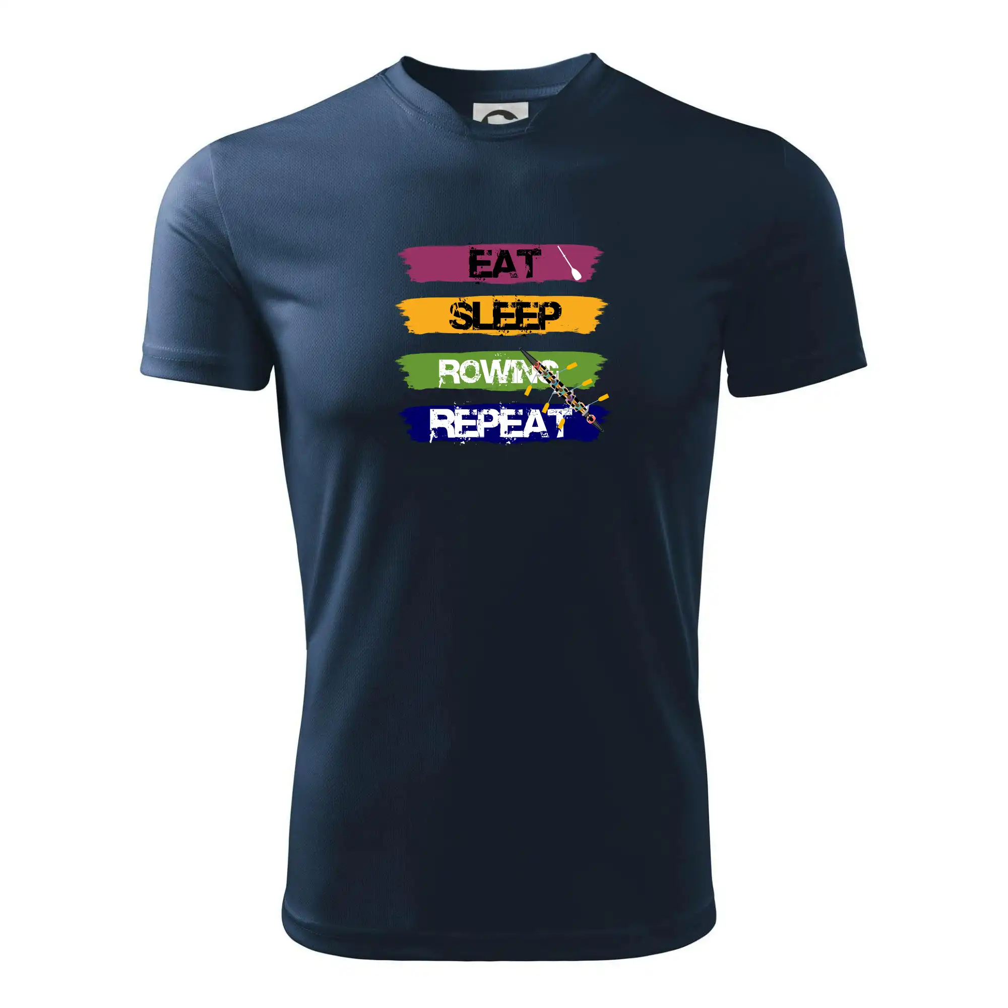 Eat sleep rowing repeat barevné