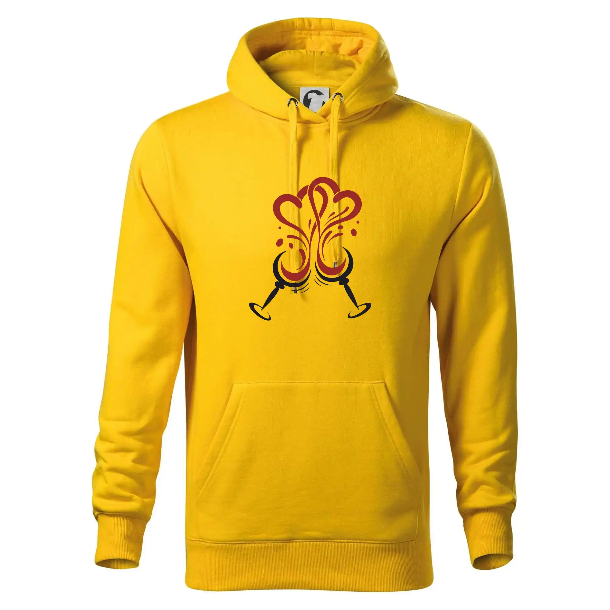 Víno je láska kulaté skleničky