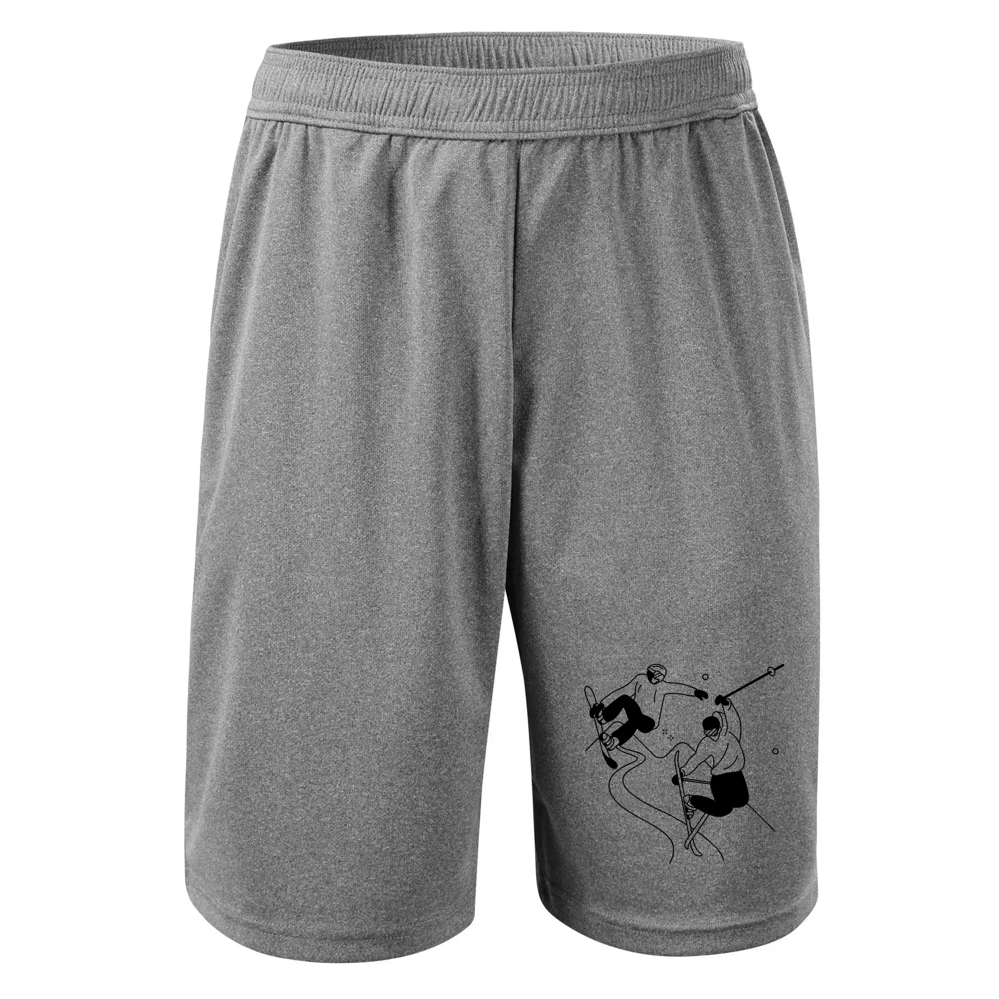 Lyžovaní - kresleny obrázek