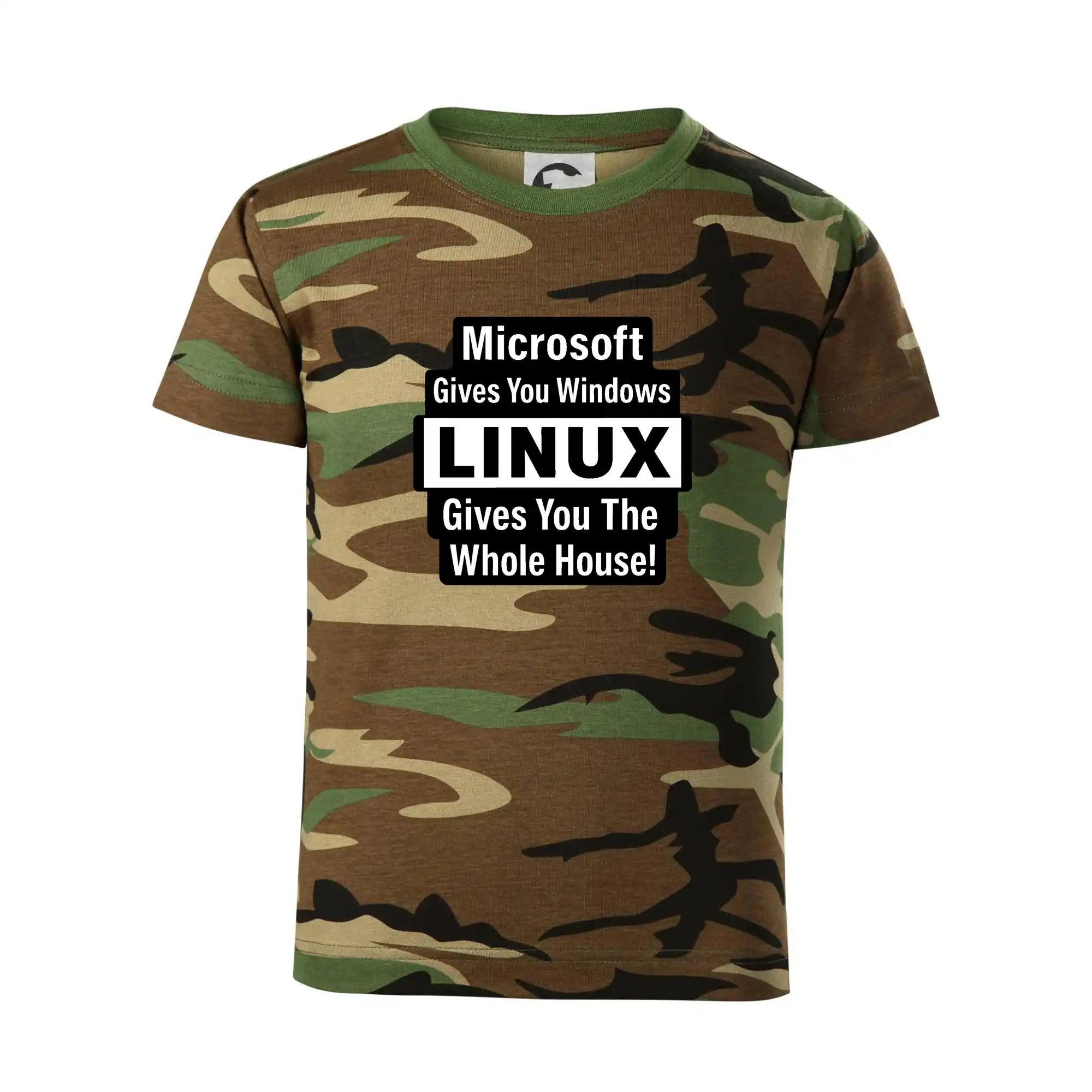 Microsoft Gives You Windows LINUX Gives You The Whole House!