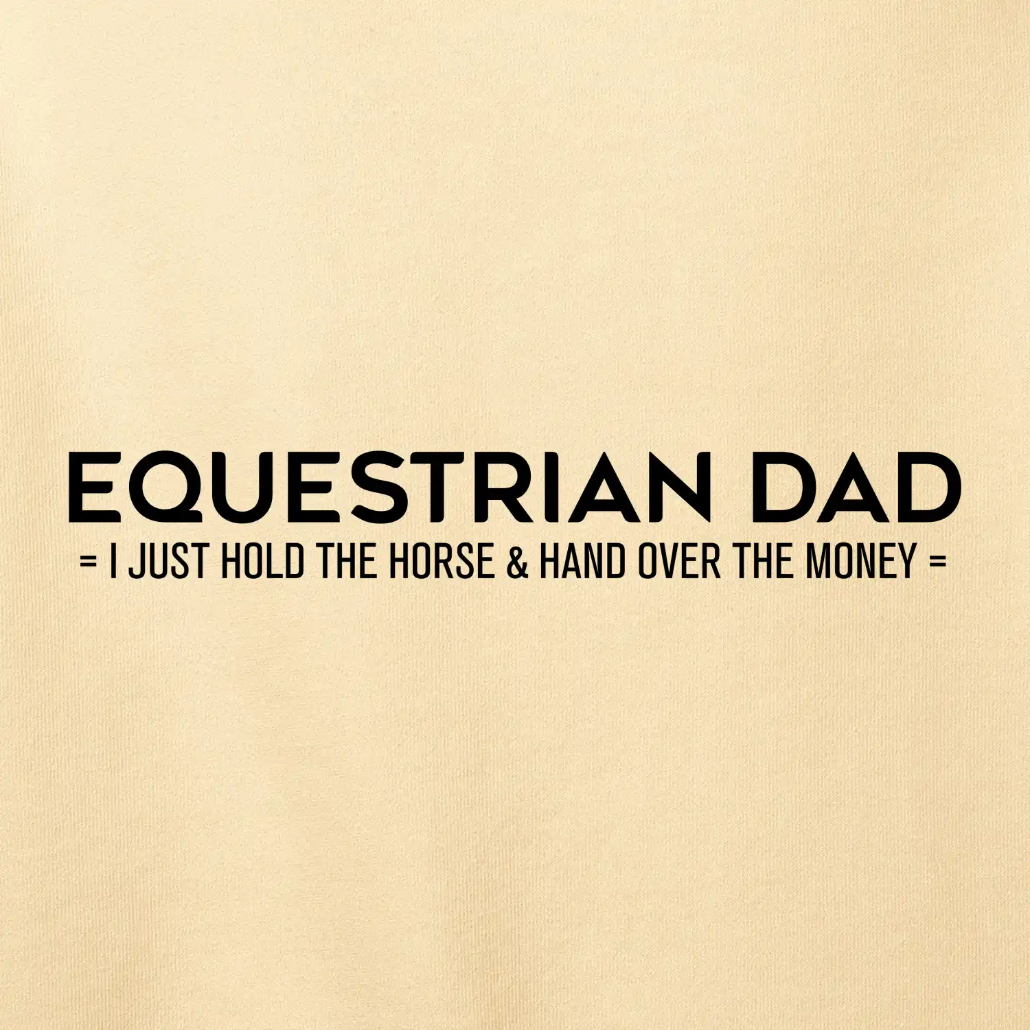 Equestrian dad
