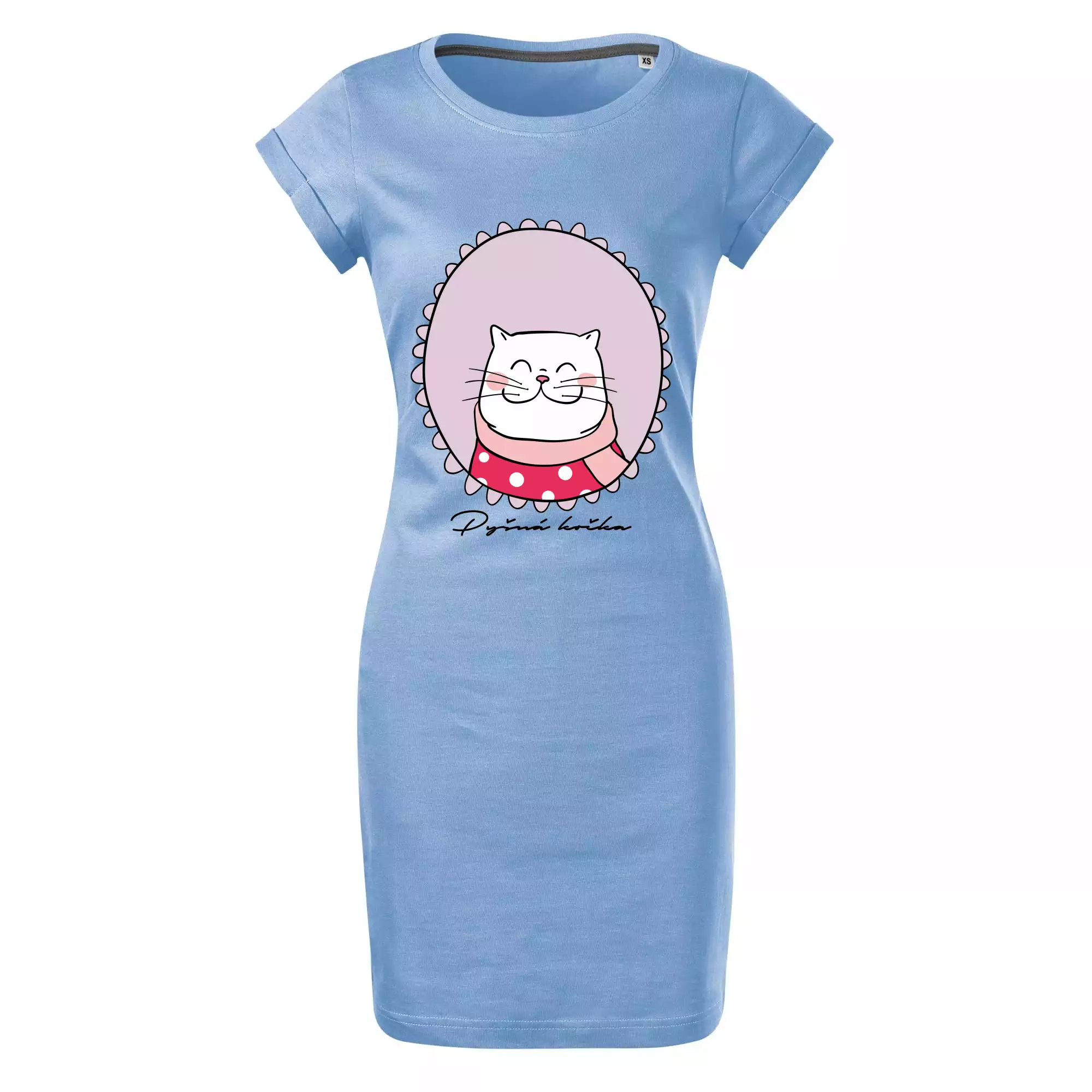 Pyšná kočka fialová