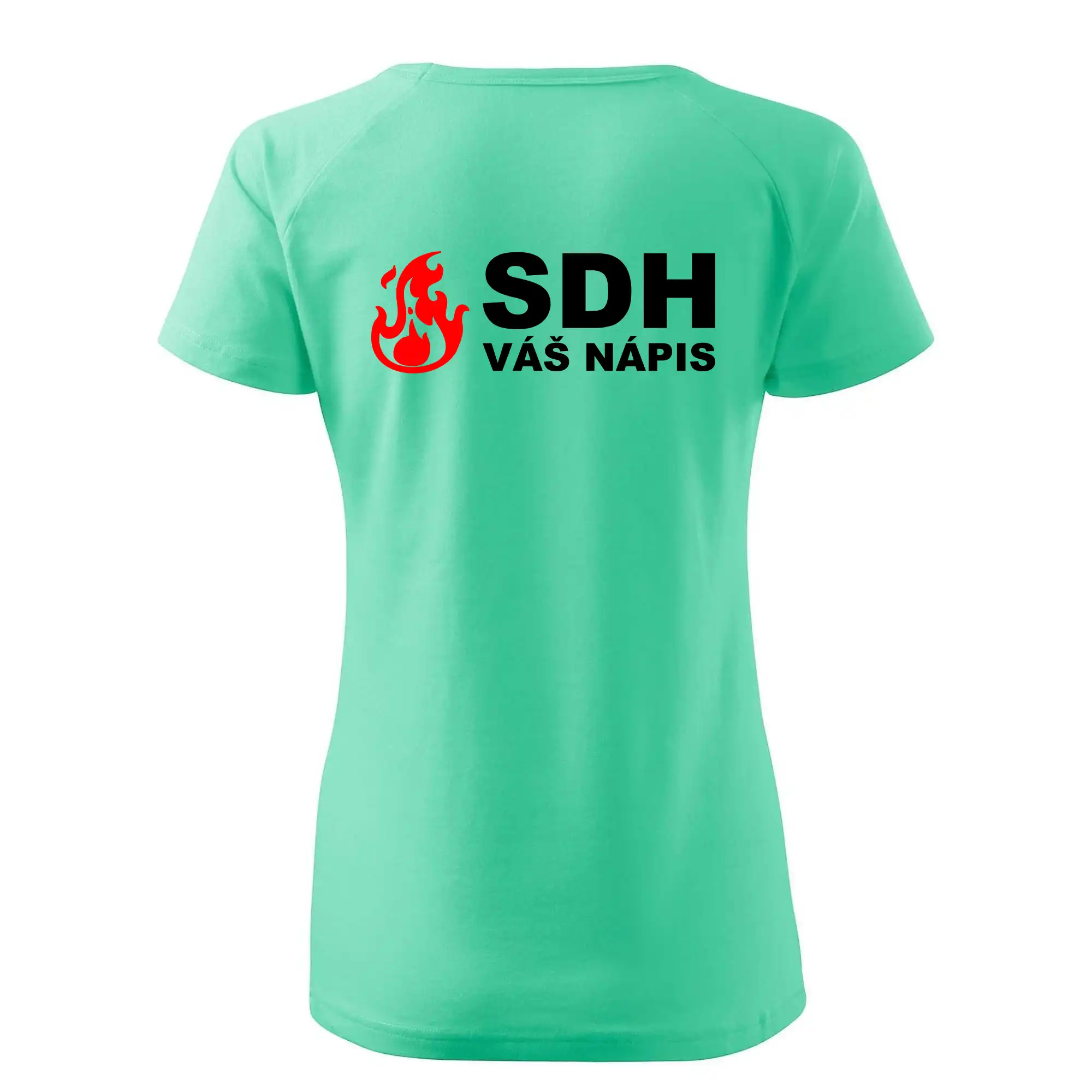 SDH nápis (oheň, firesport, název sboru - vlastní nápis)