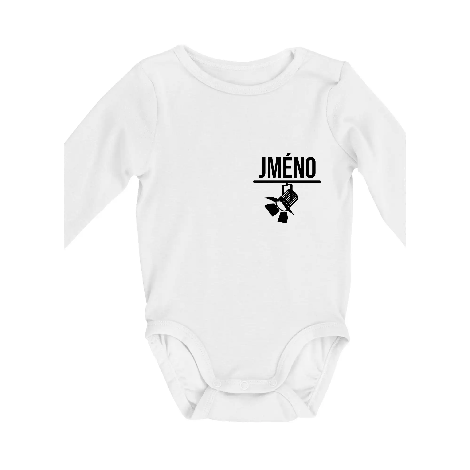 Jméno a nápis na zádech - stage crew