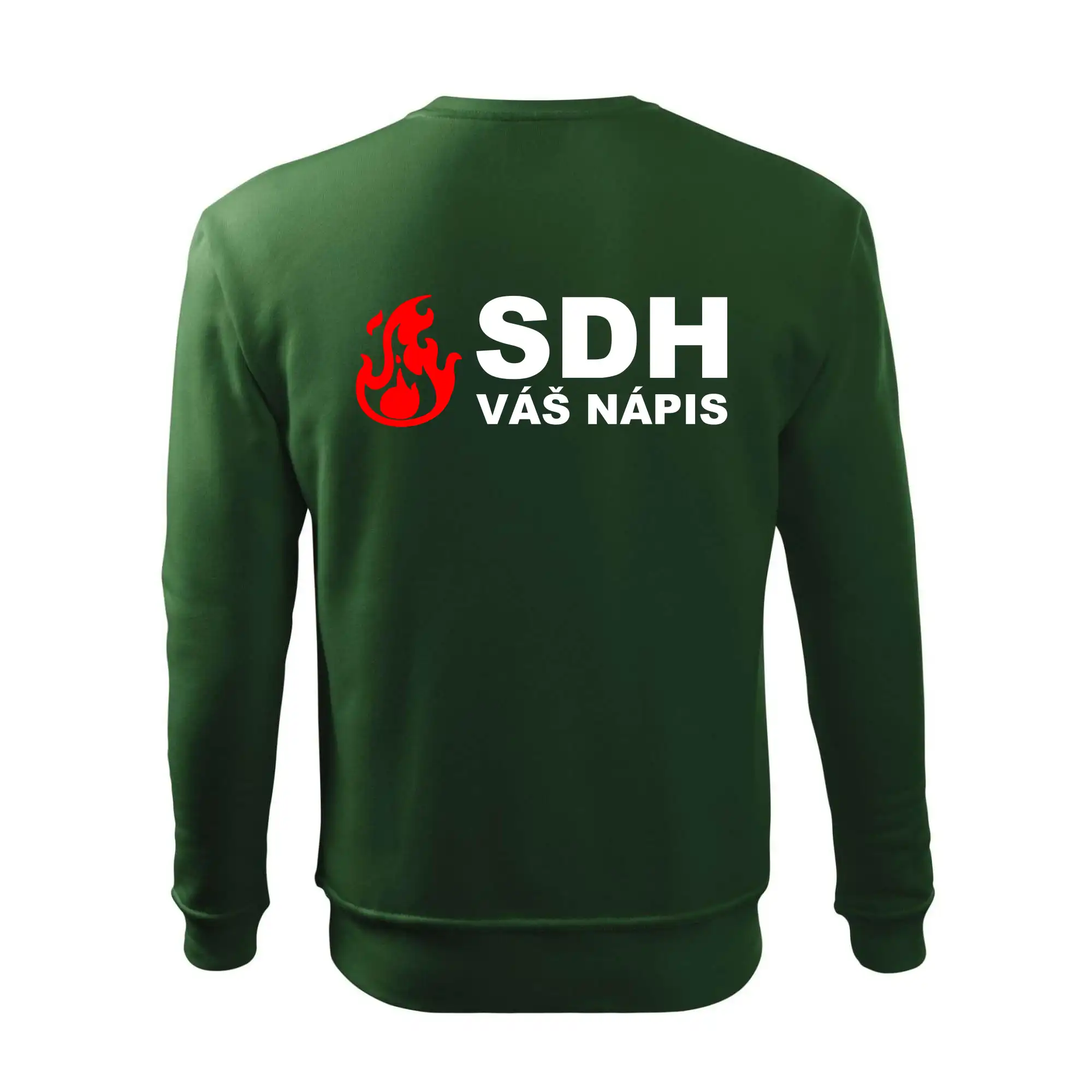 SDH nápis (oheň, firesport, název sboru - vlastní nápis)