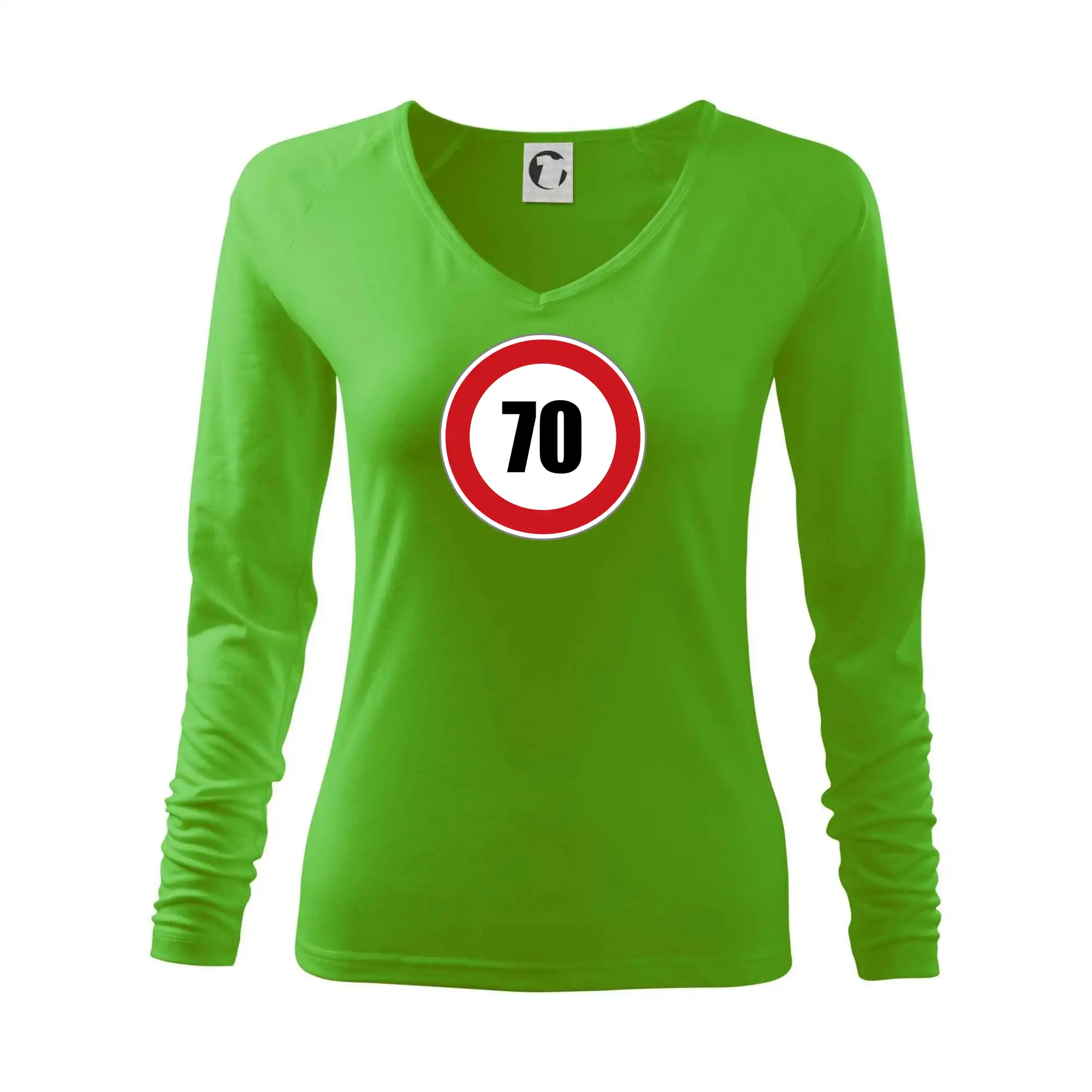 Dopravní značka - omezení rychlosti 70