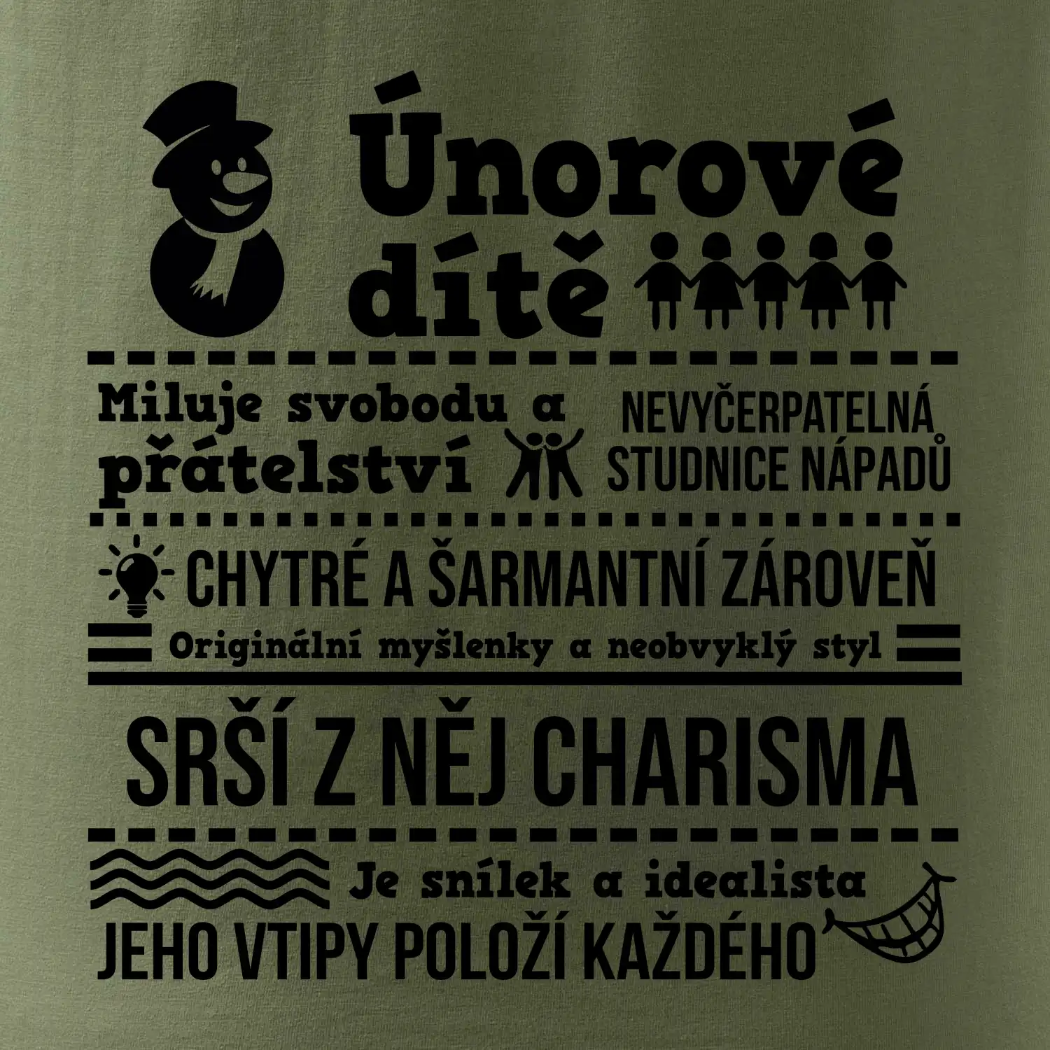 Narozeniny únor