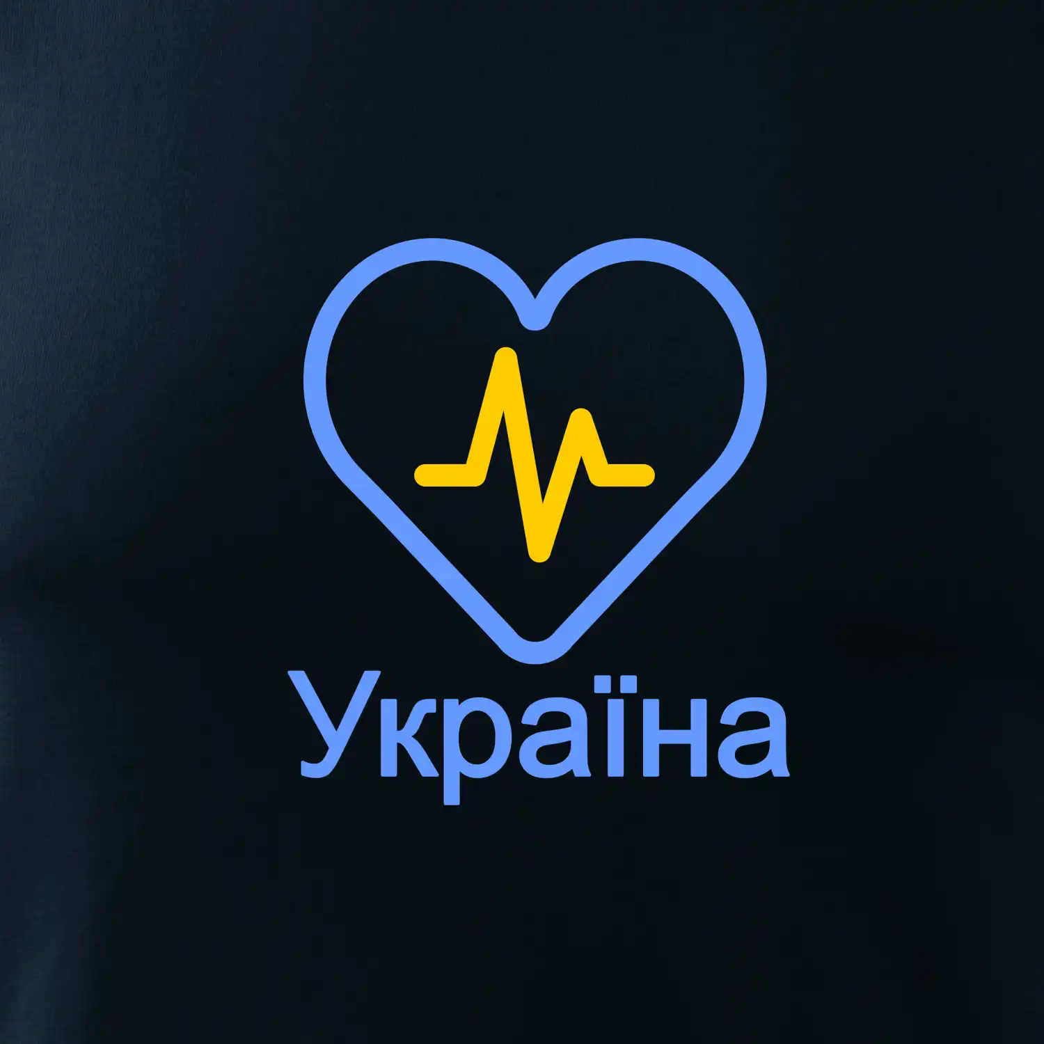 Moje srdce bije pro Ukrajinu - velké