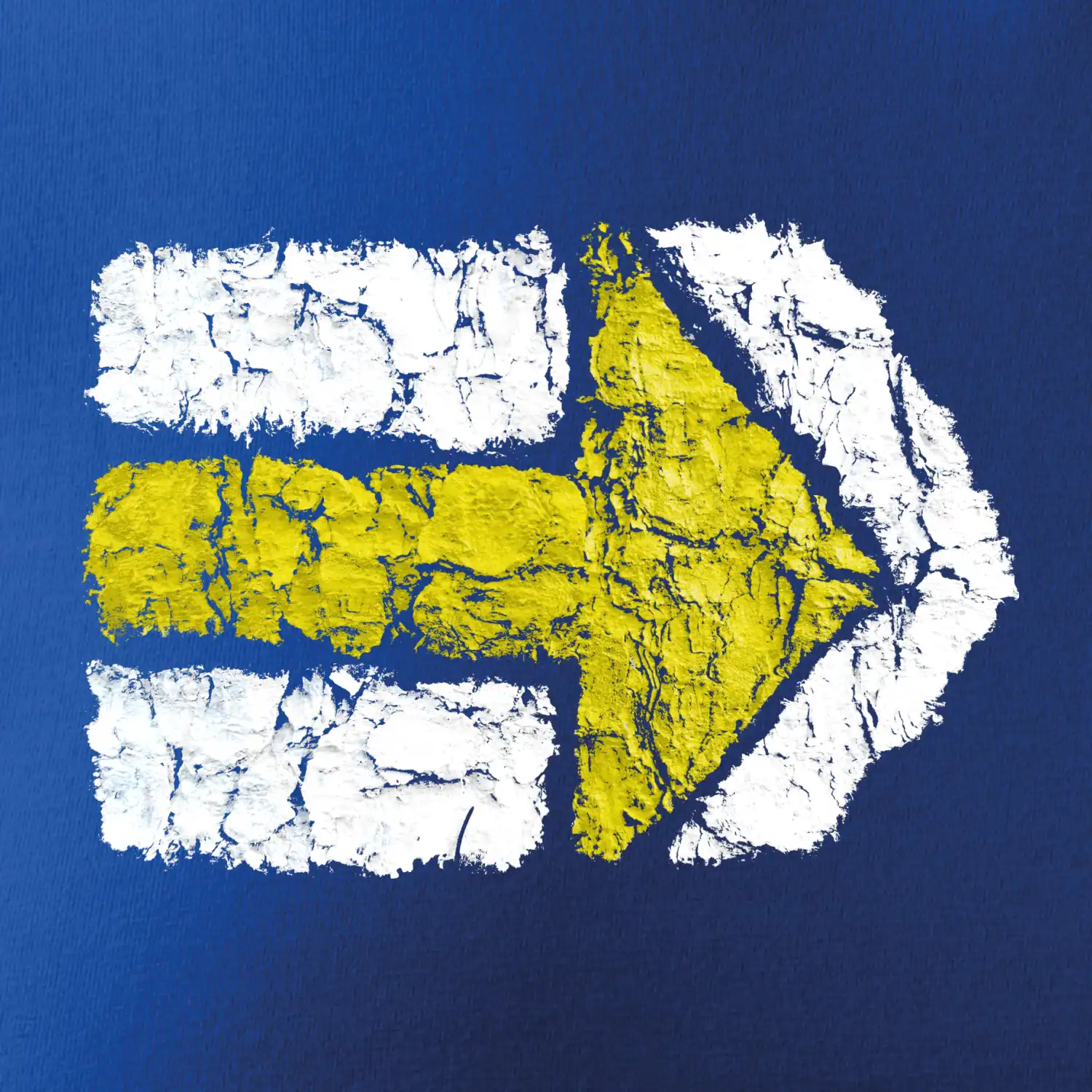 Párová turistická značka žlutá