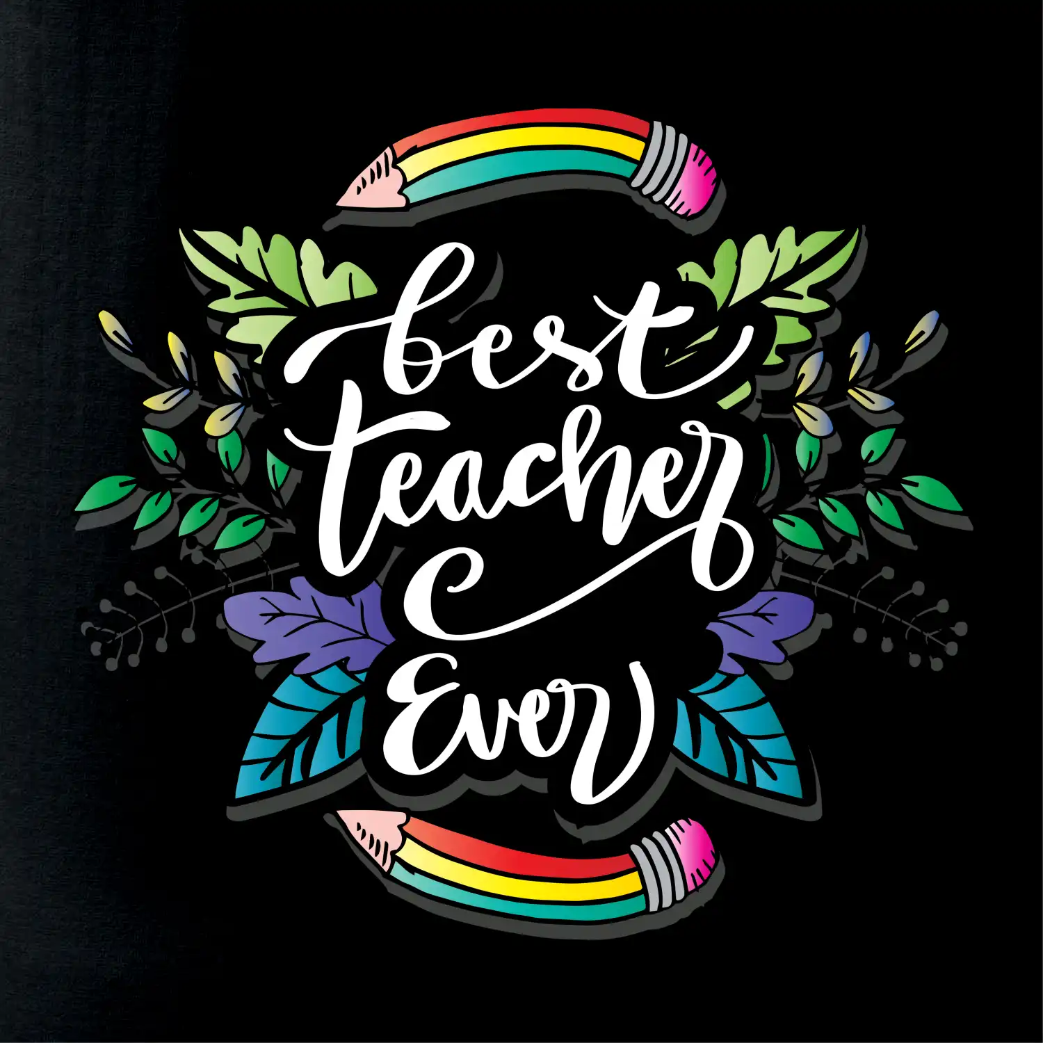 Barevné tužky best teacher ever