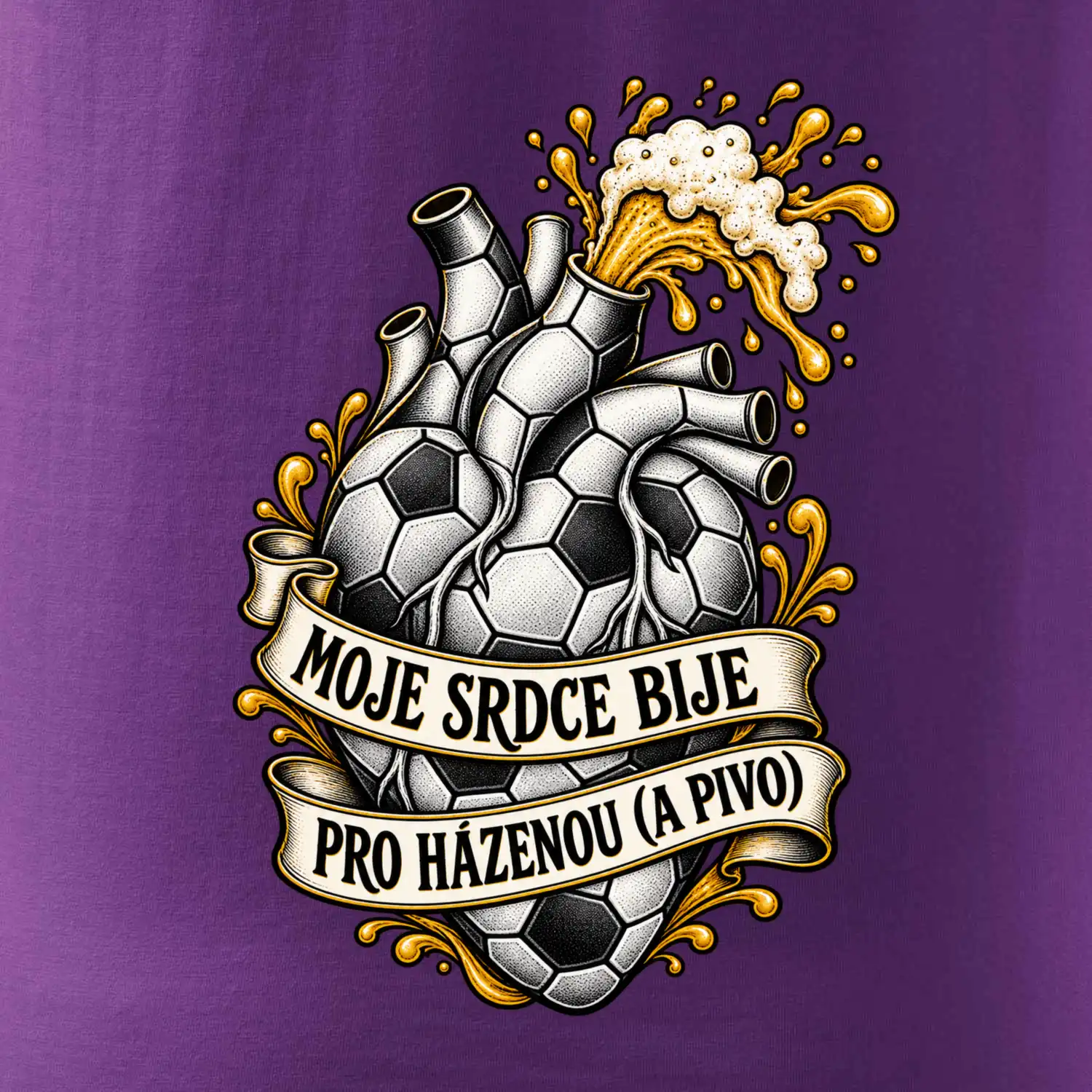 Moje srdce bije pro házenou a pivo