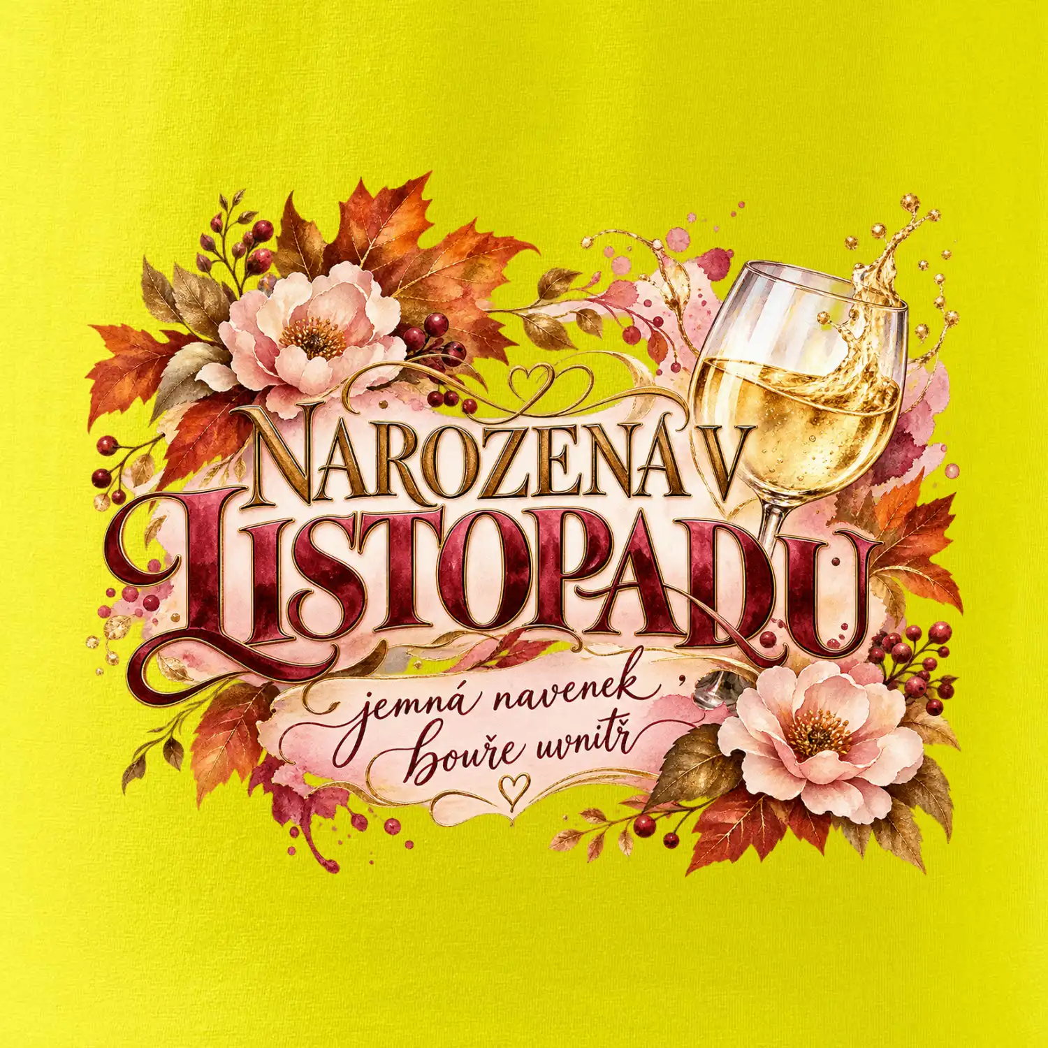 Narozena v listopadu jemná navenek bouře uvnitř