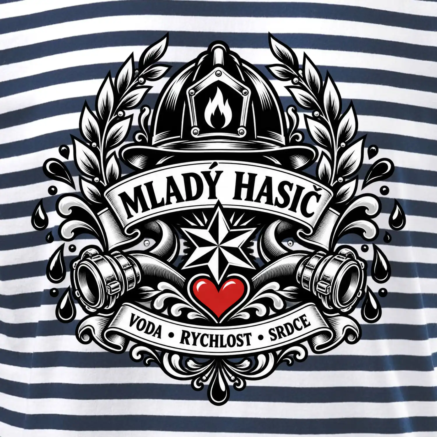 Mladý hasič - voda rychlost a srdce