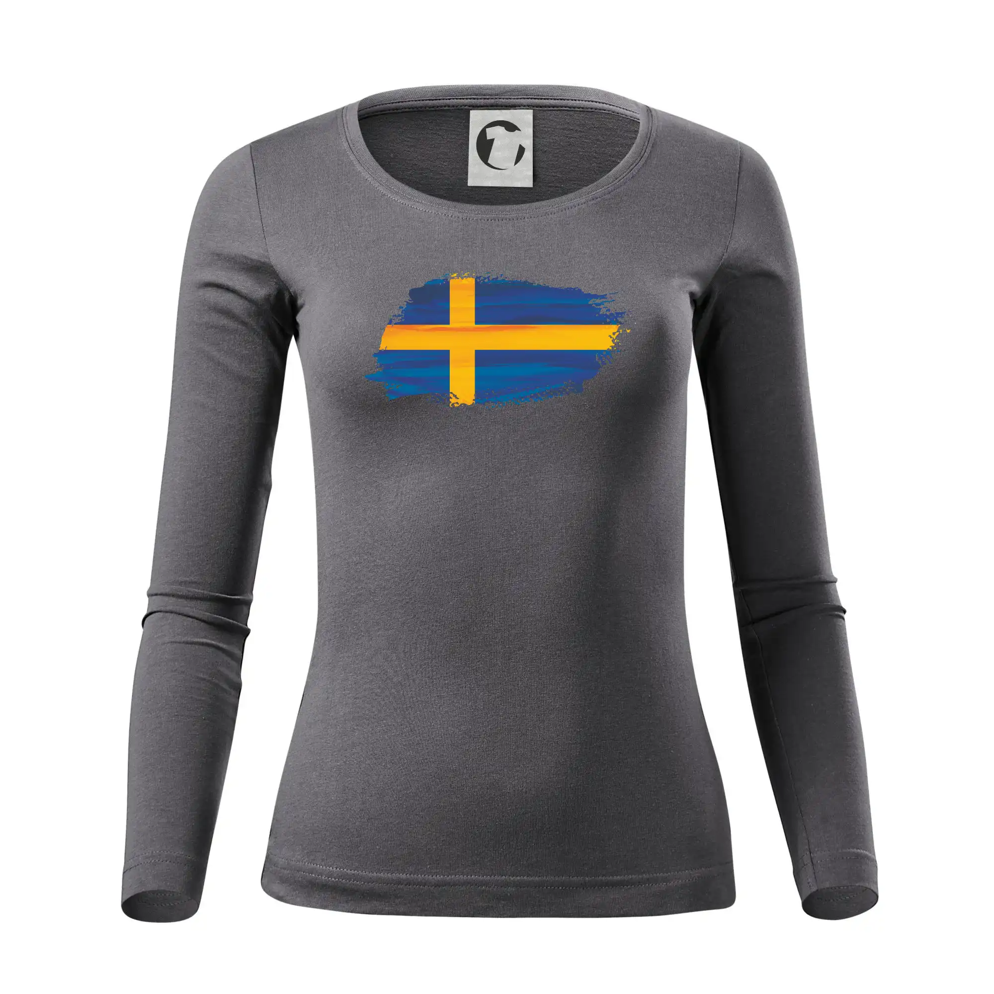 Švédská vlajka kreslená