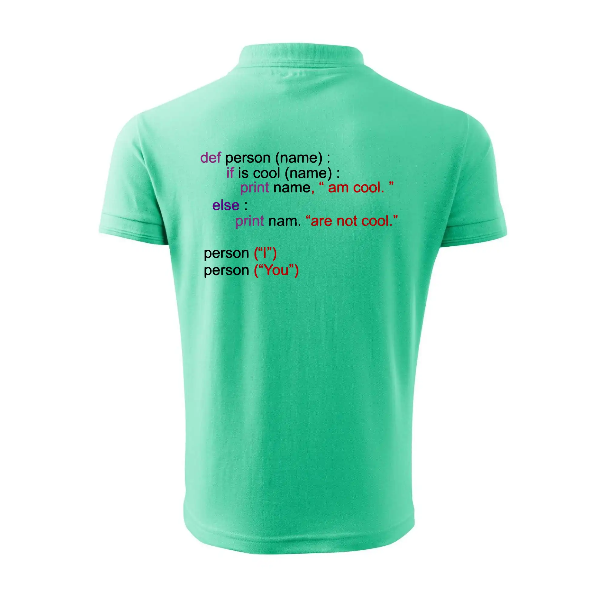 Python I am cool, You are not cool