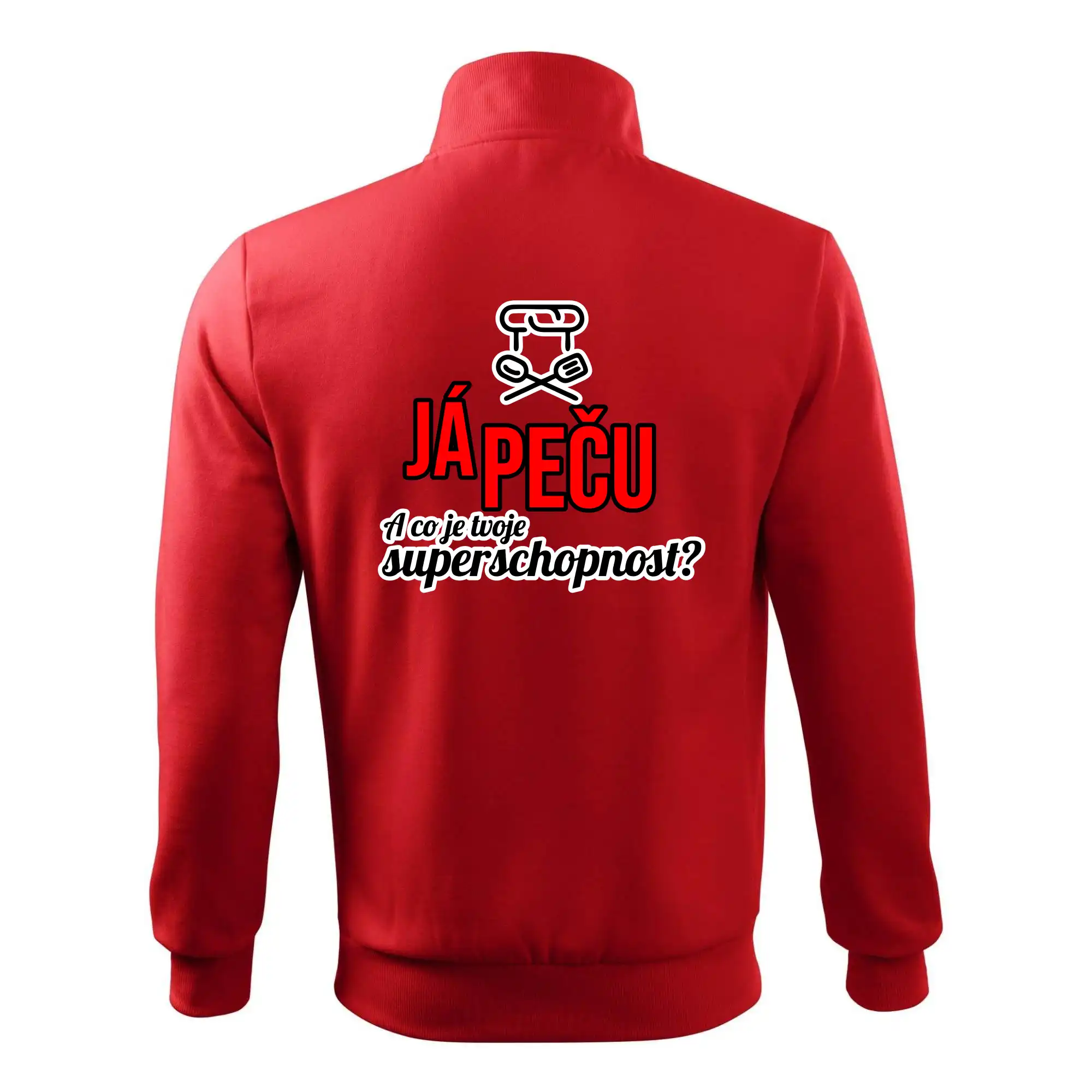 Já peču - tvoje superschopnost? rovný nápis
