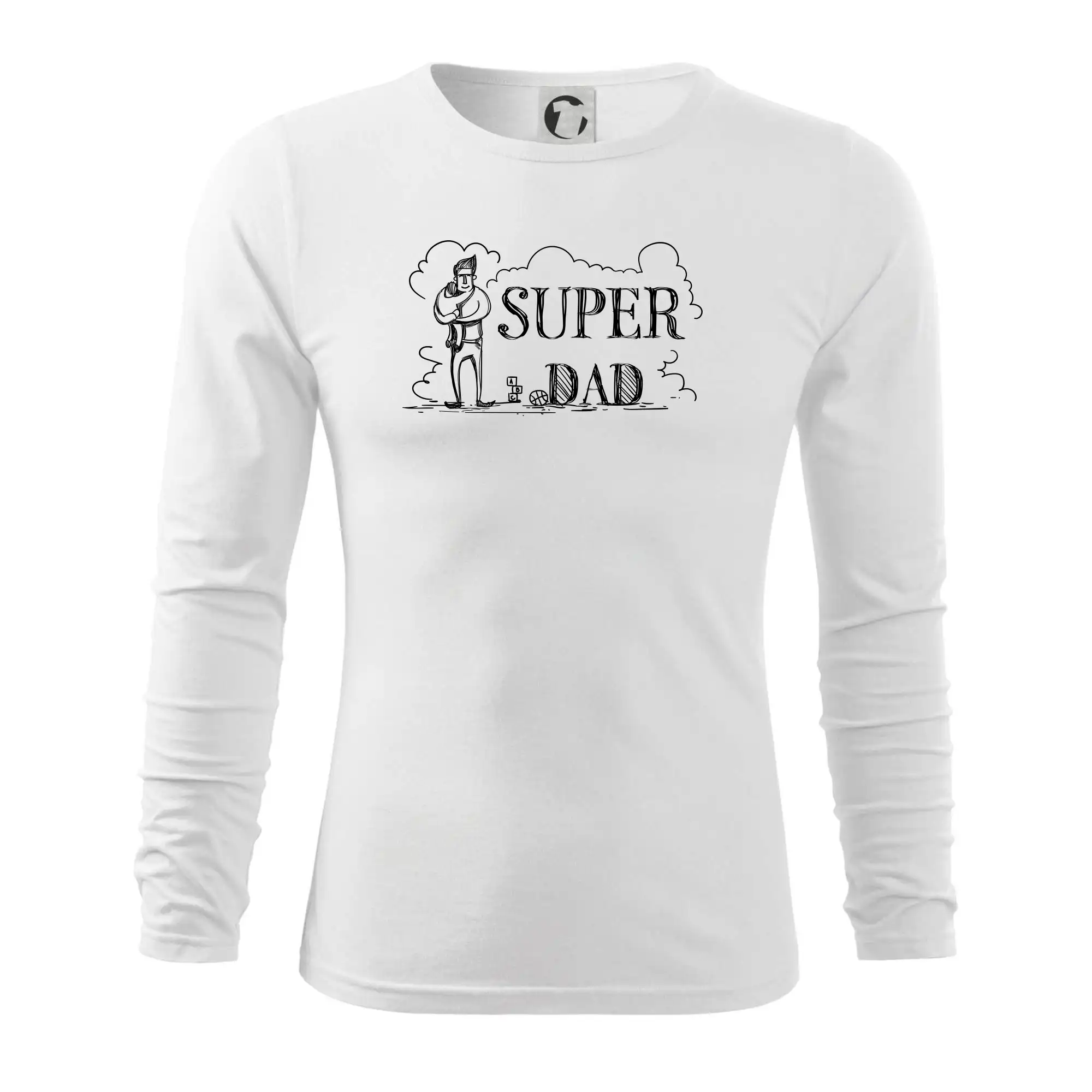 Kreslený nápis super dad