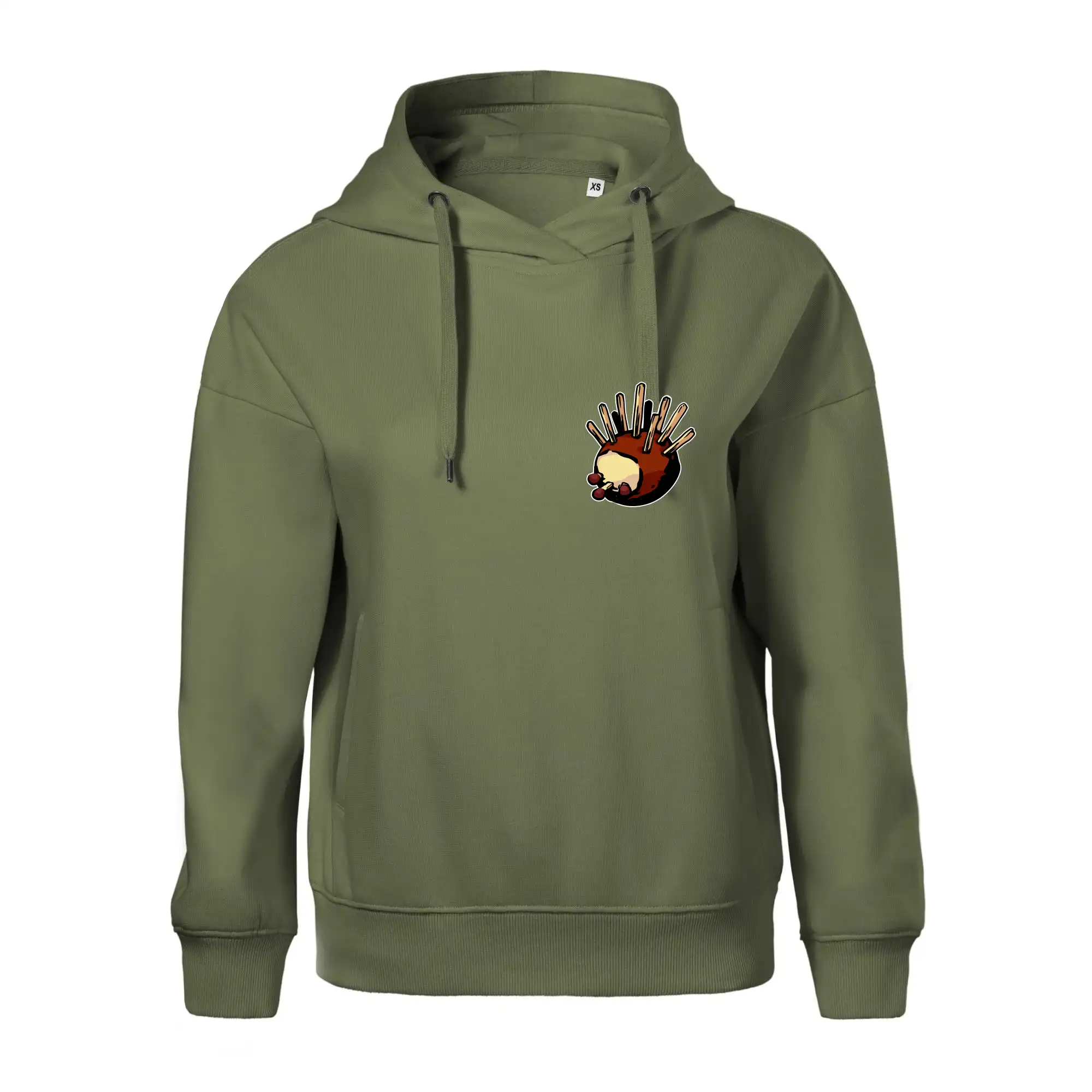 Kaštanový ježeček - prso