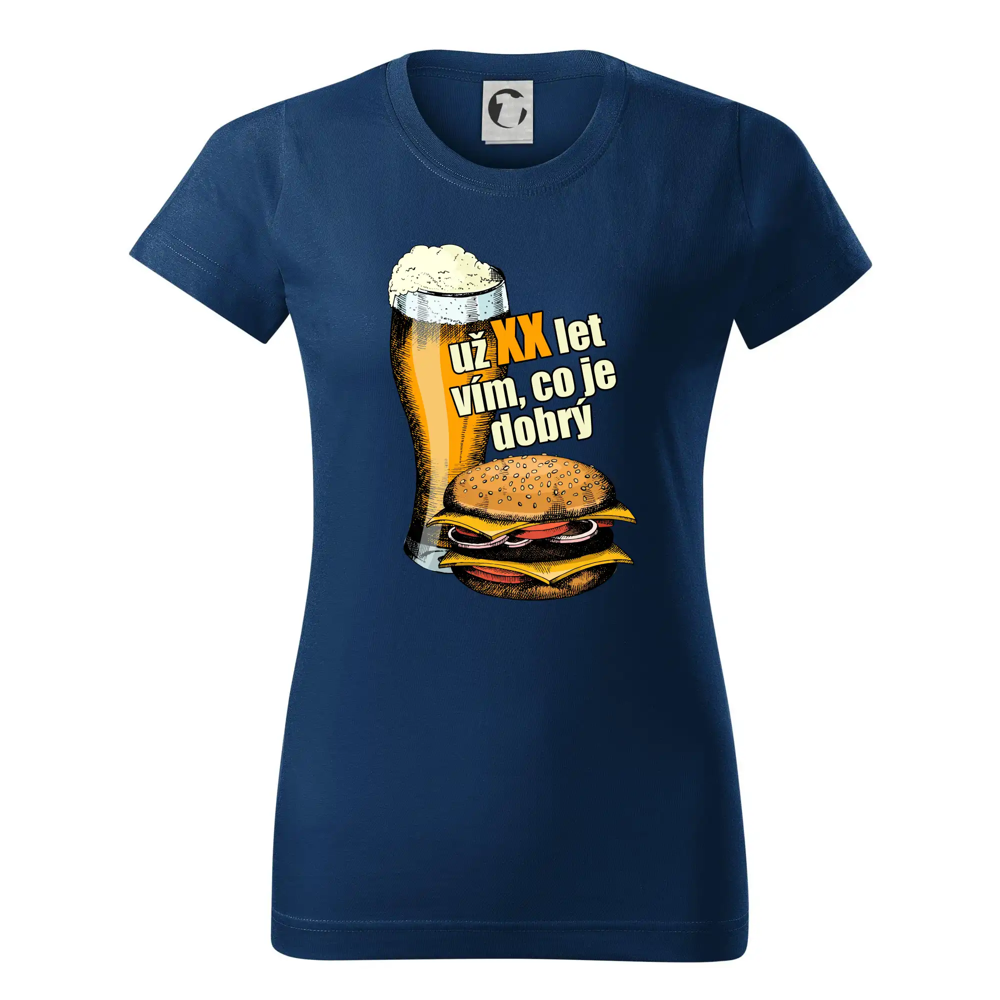 Pivo a burger vím co je dobrý