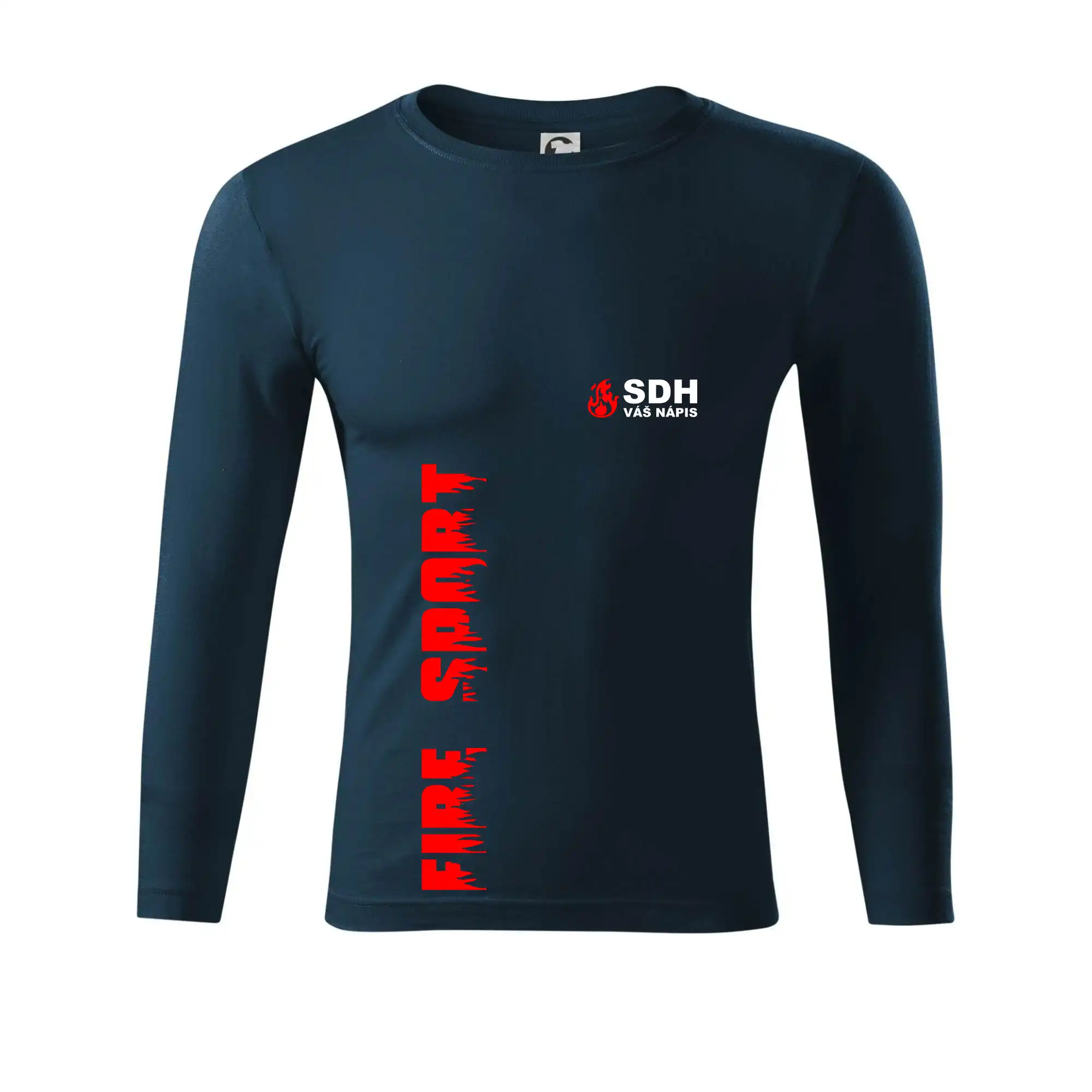 SDH nápis (oheň, firesport, název sboru - vlastní nápis)