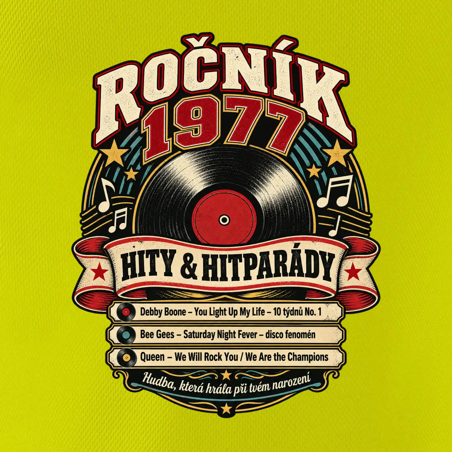 Rocnik 1977 hity a hitparady