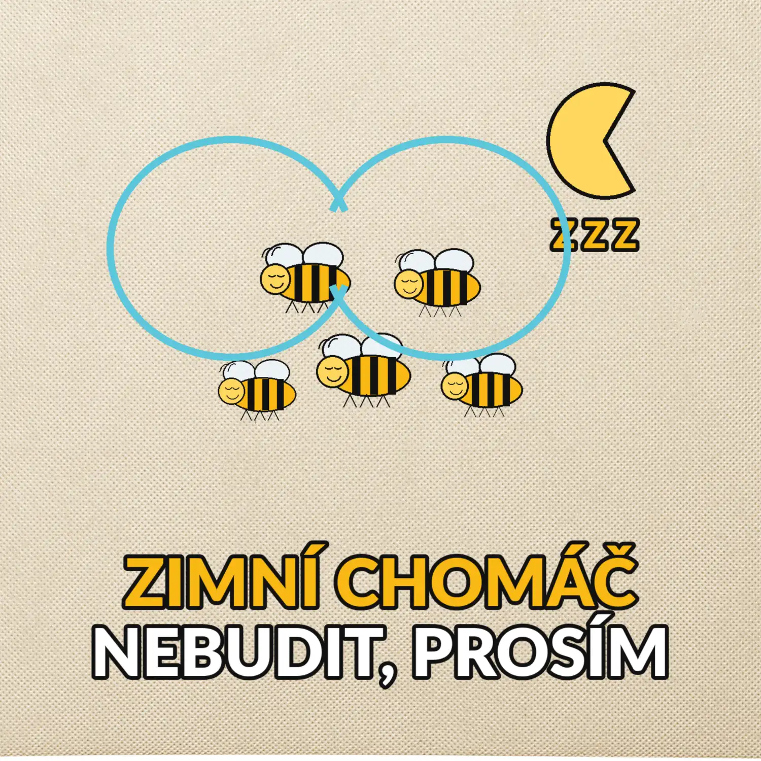 Zimní chomáč nebudit prosím