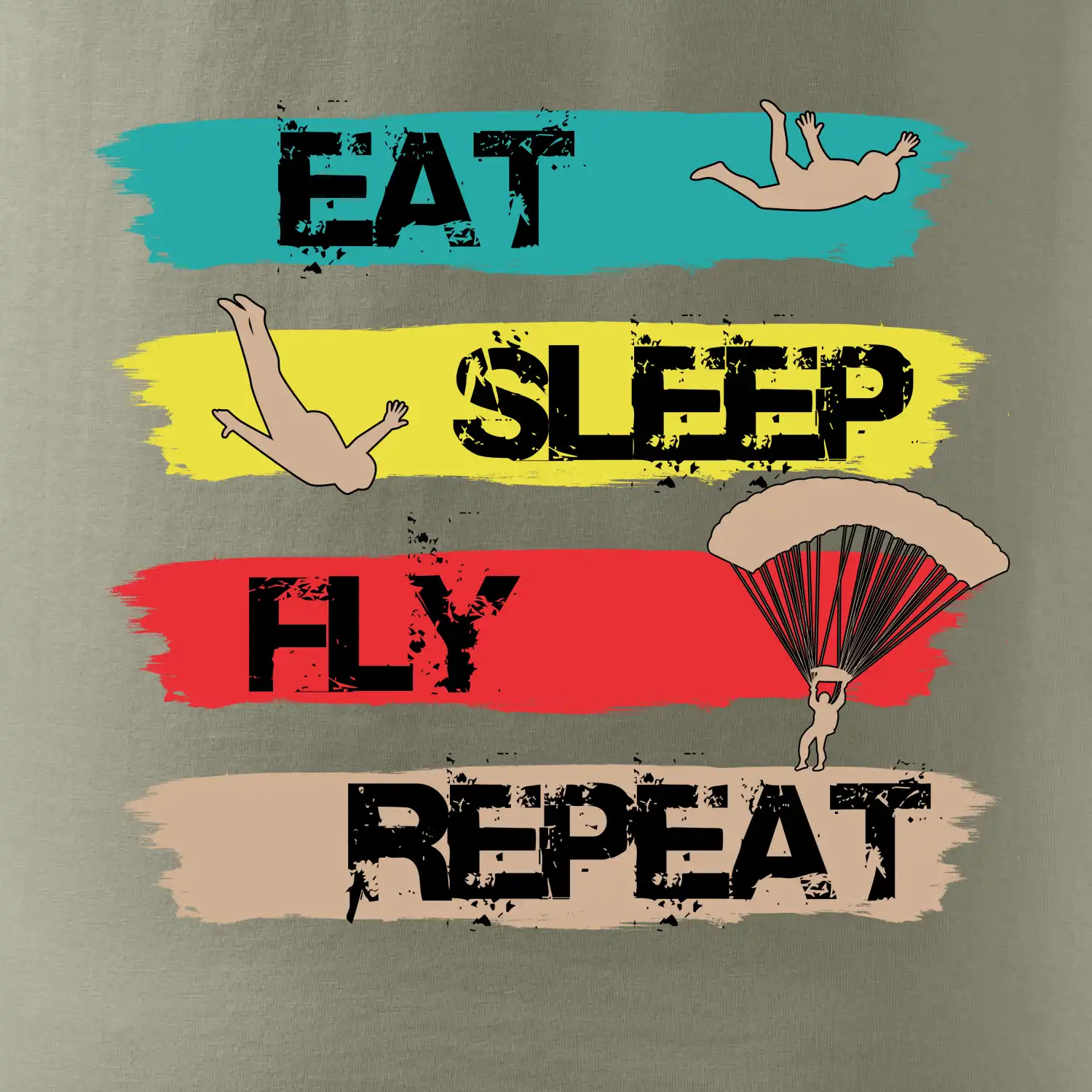 Eat Sleep Fly Repeat Paragliding