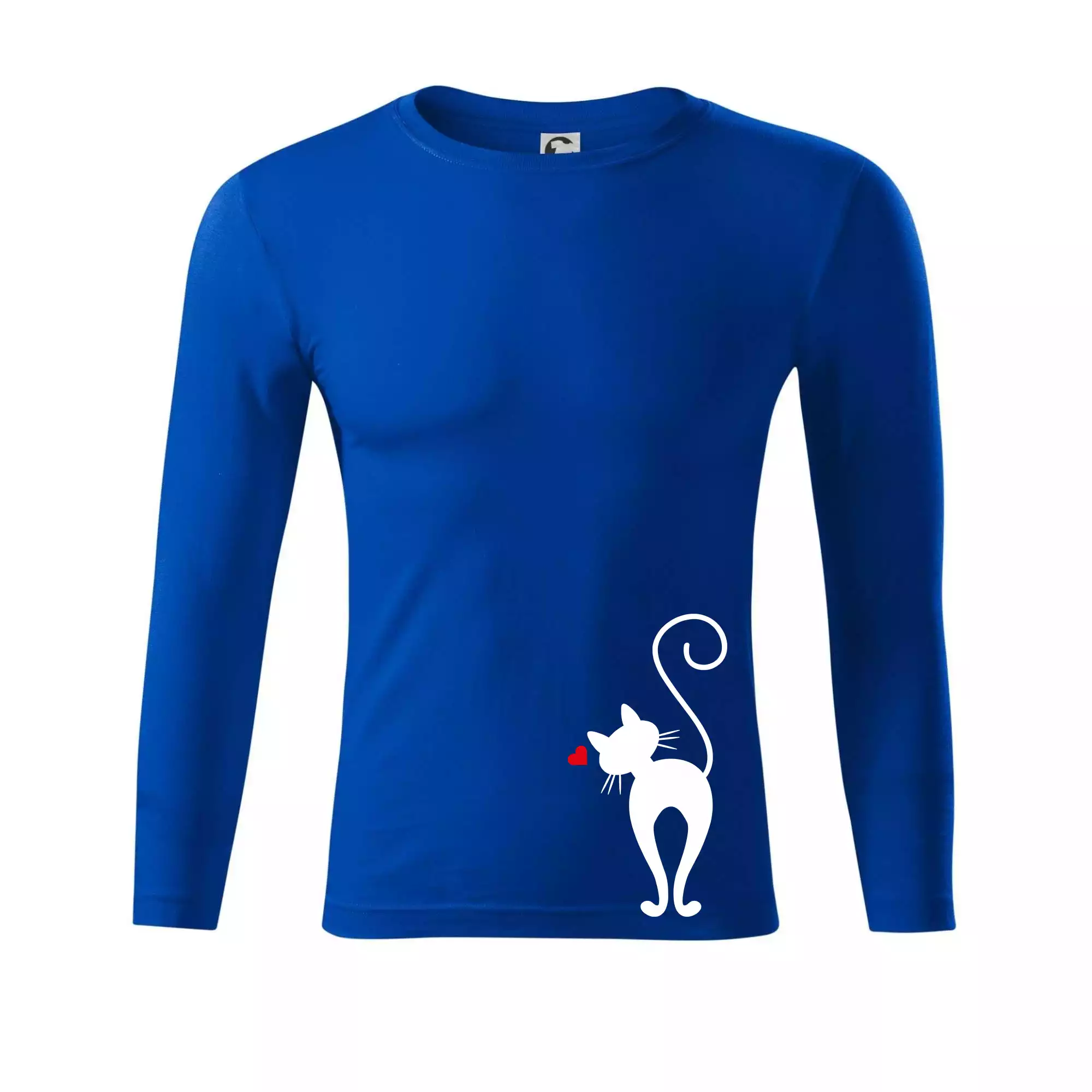 Zamilovaná kočka zezadu