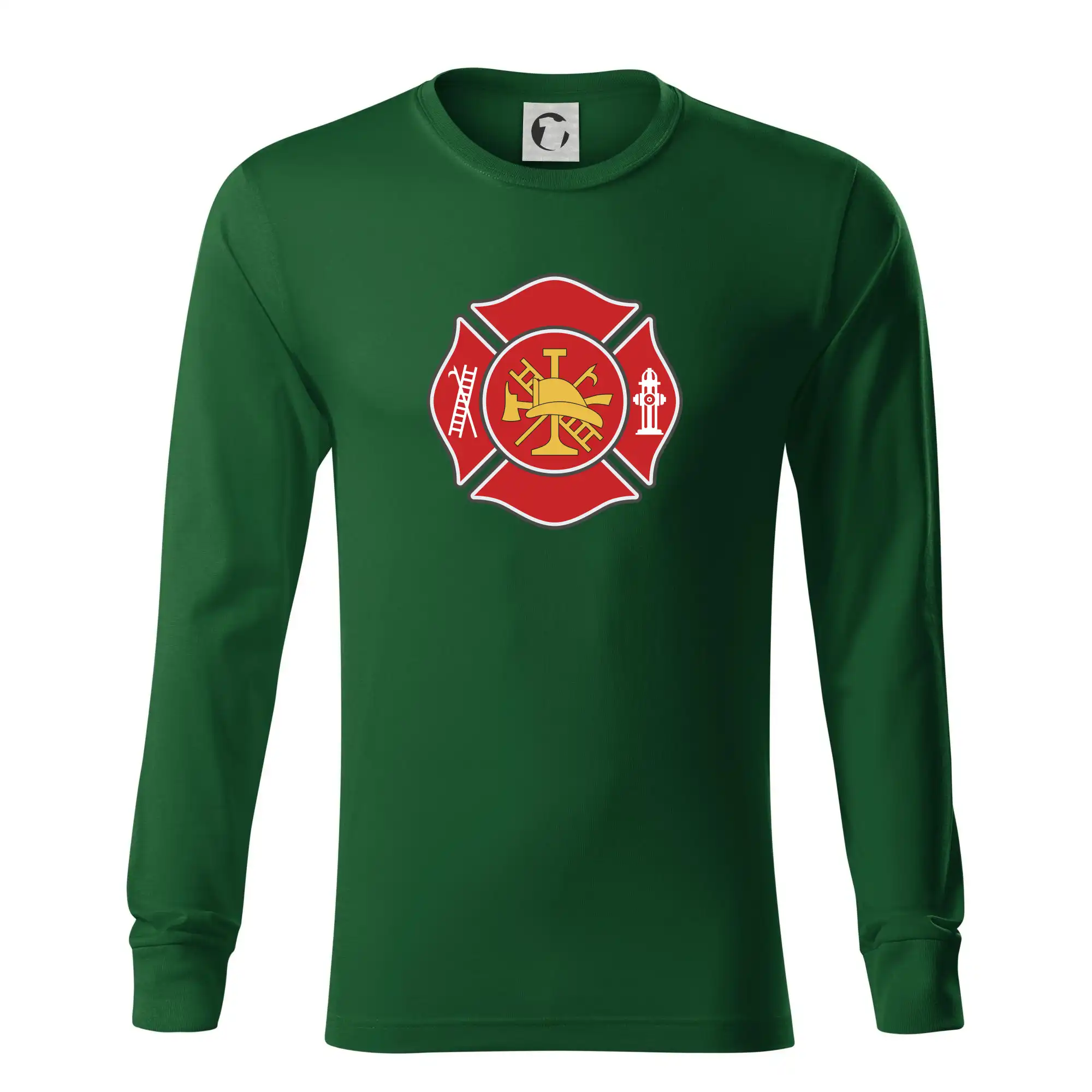 Fire department logo červené