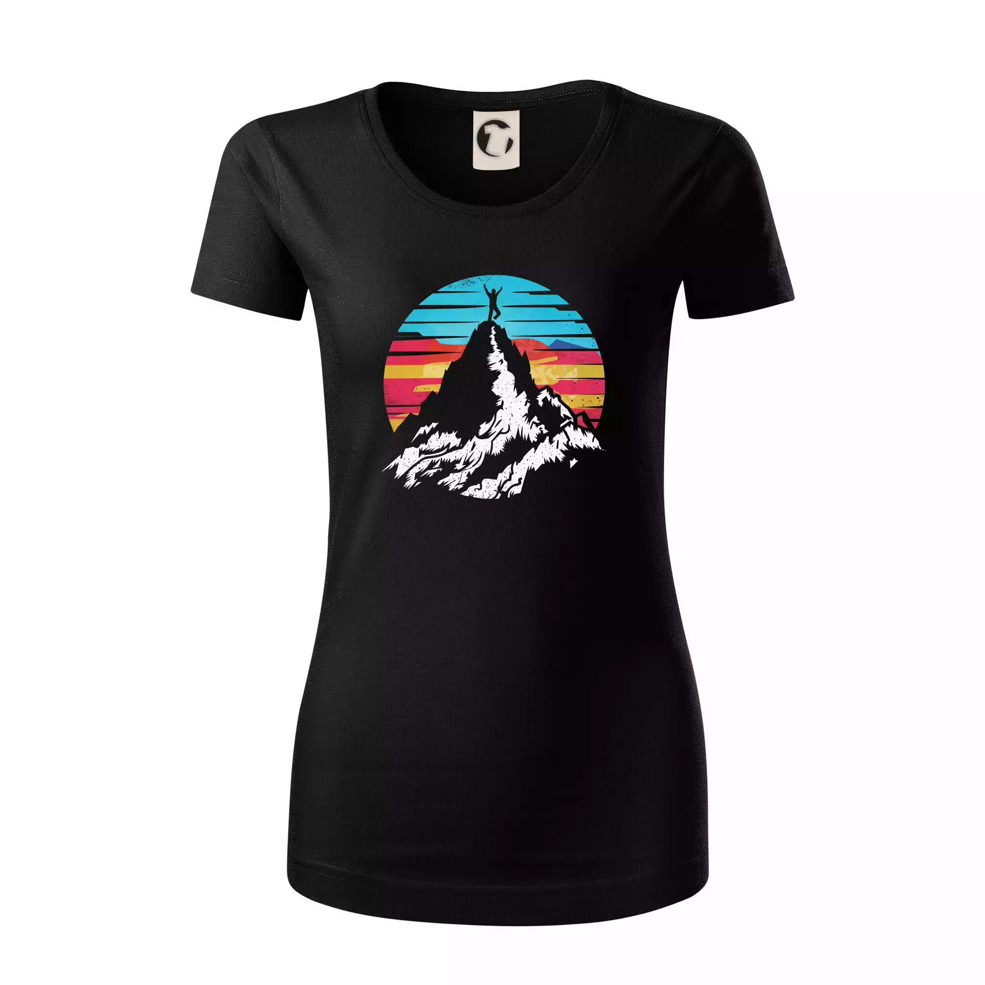 Horolezec - barevné pruhy