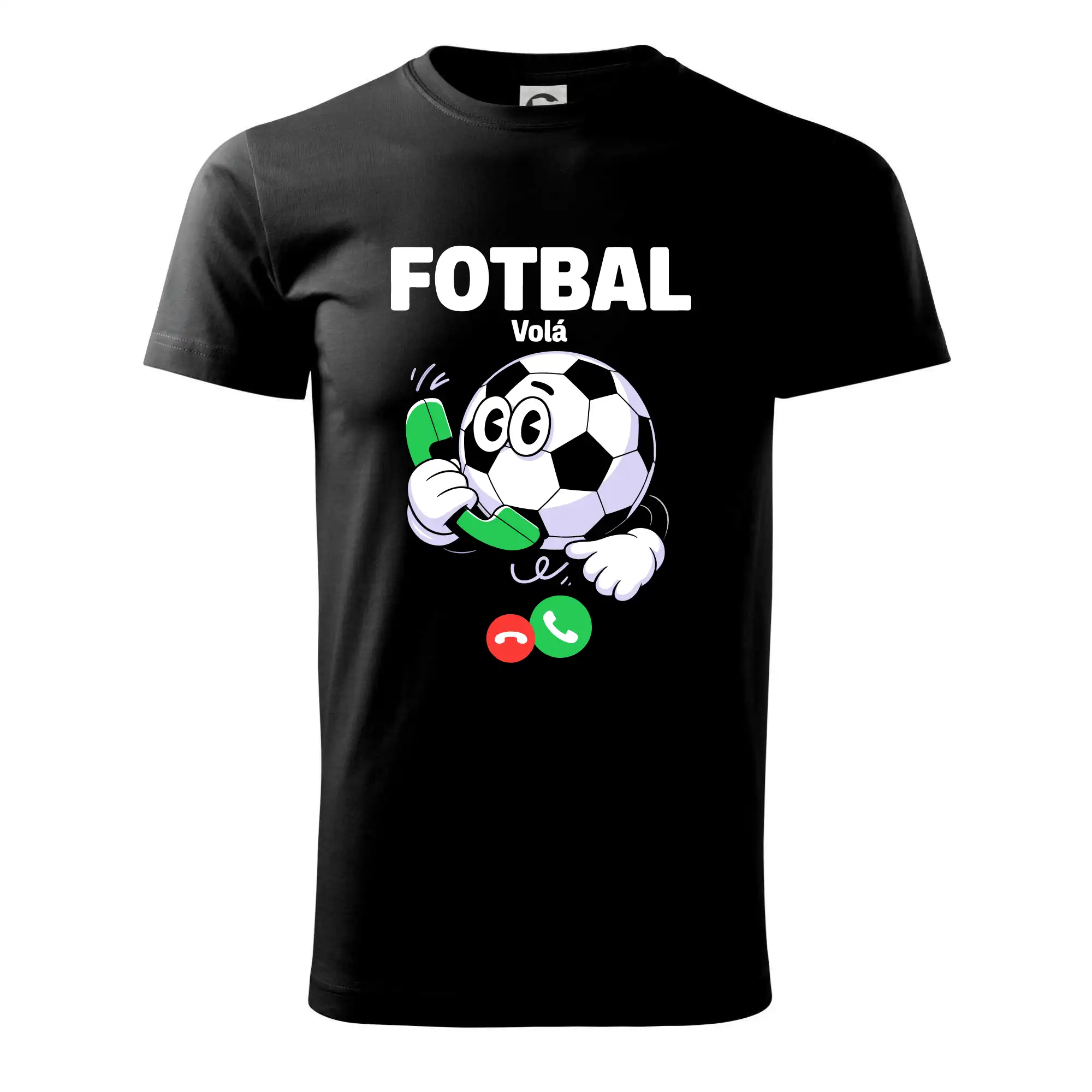 Karikatura fotbal volá